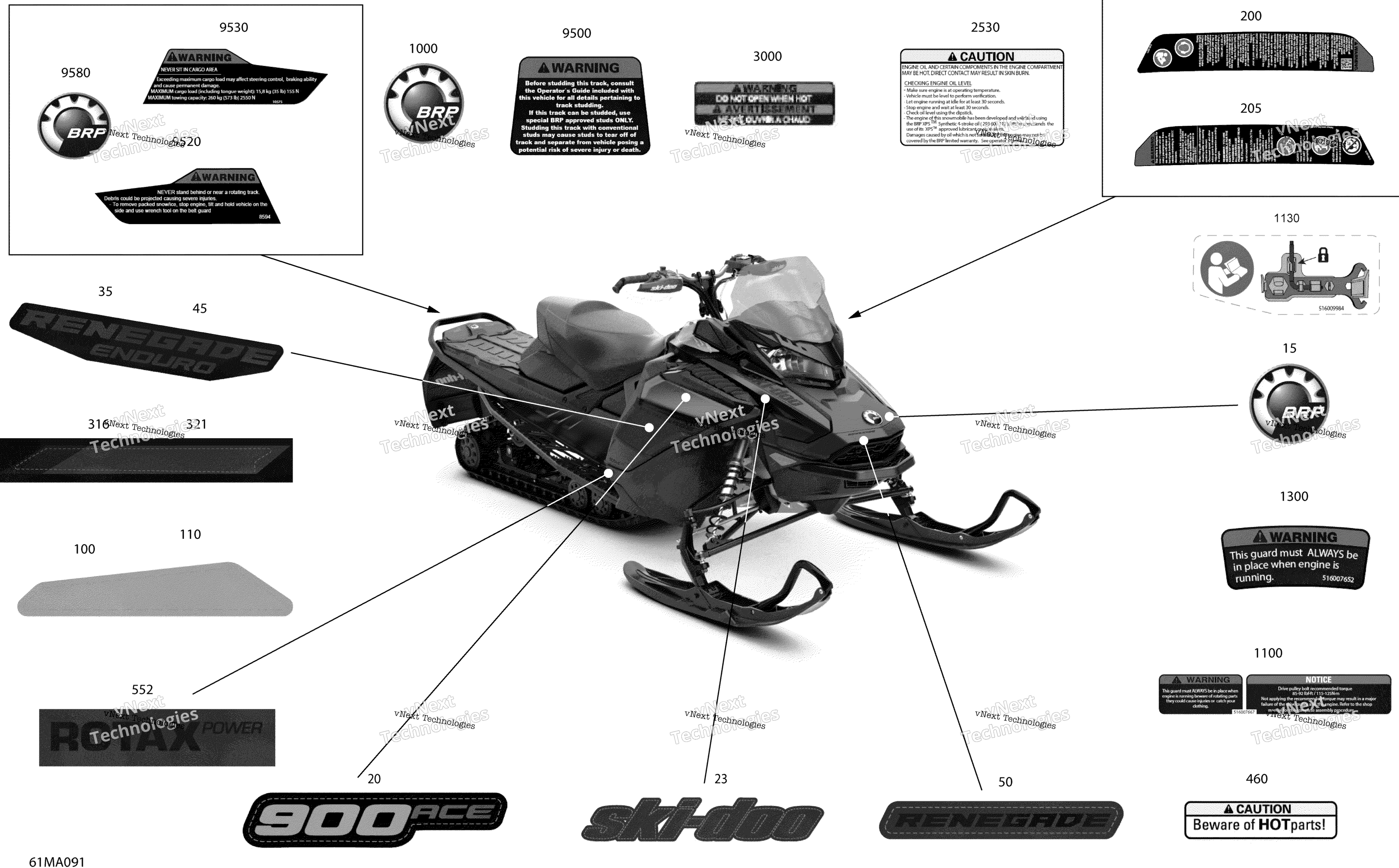 кузов наклейки Enduro