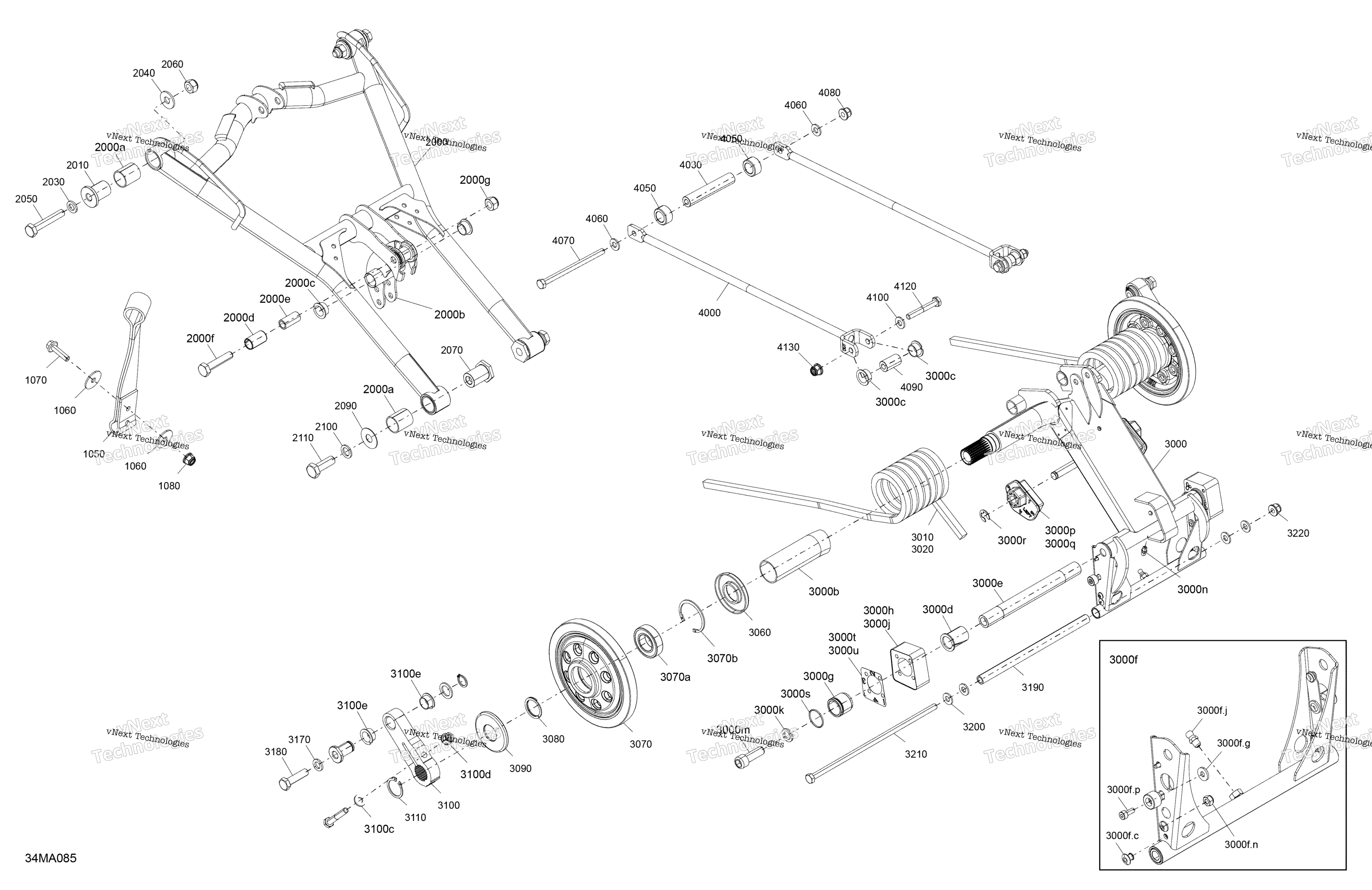 Подвеска - Rear - Upper Section