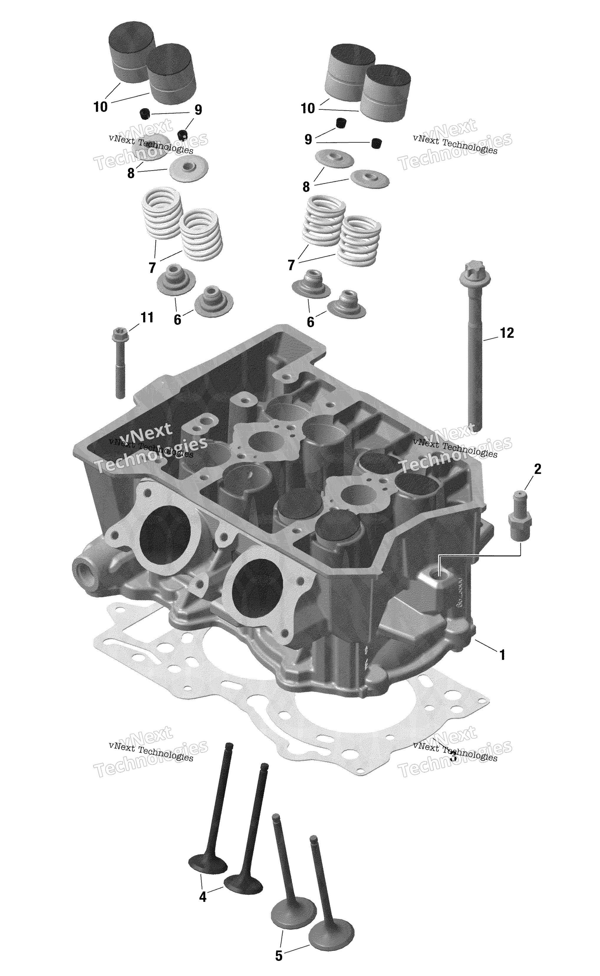 Rotax цилиндр головка