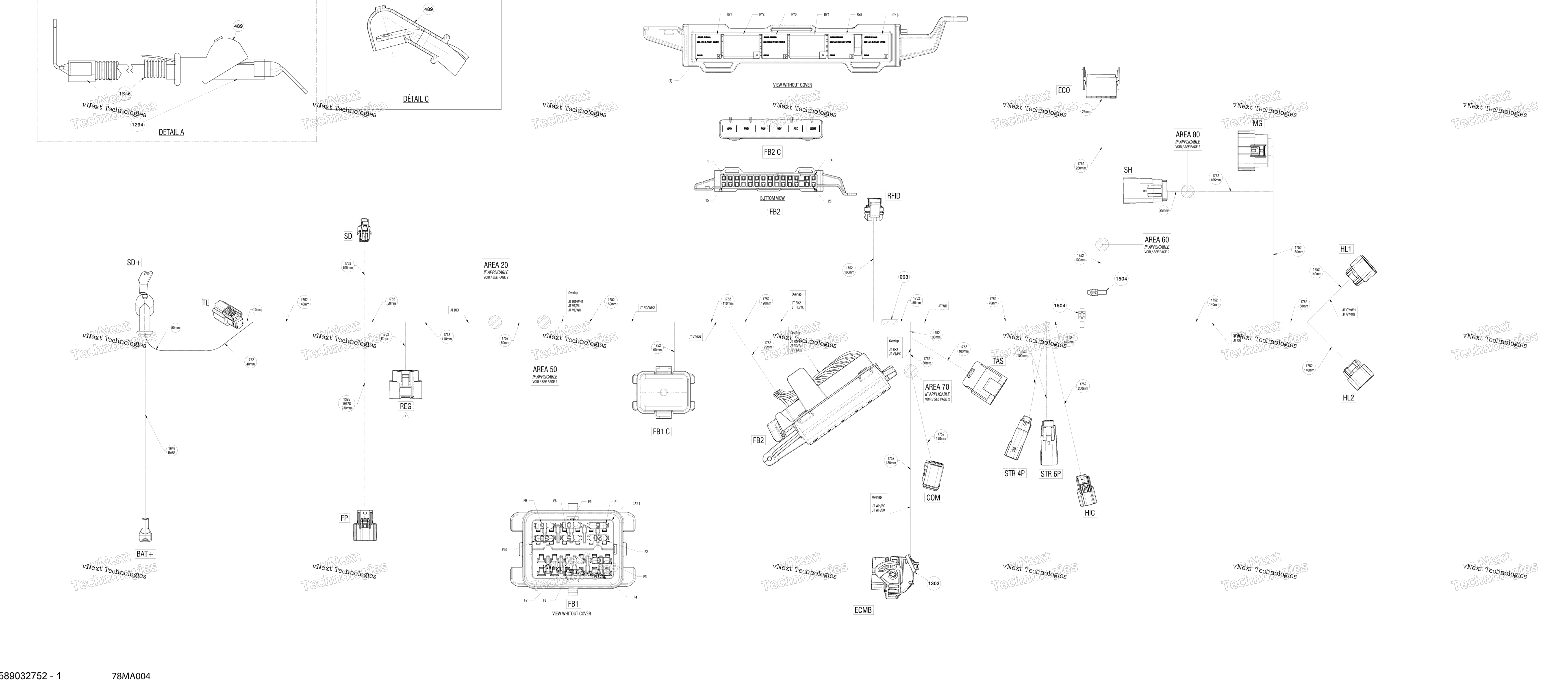 Электрооборудование - Main Harness - 515178729 - Part 1