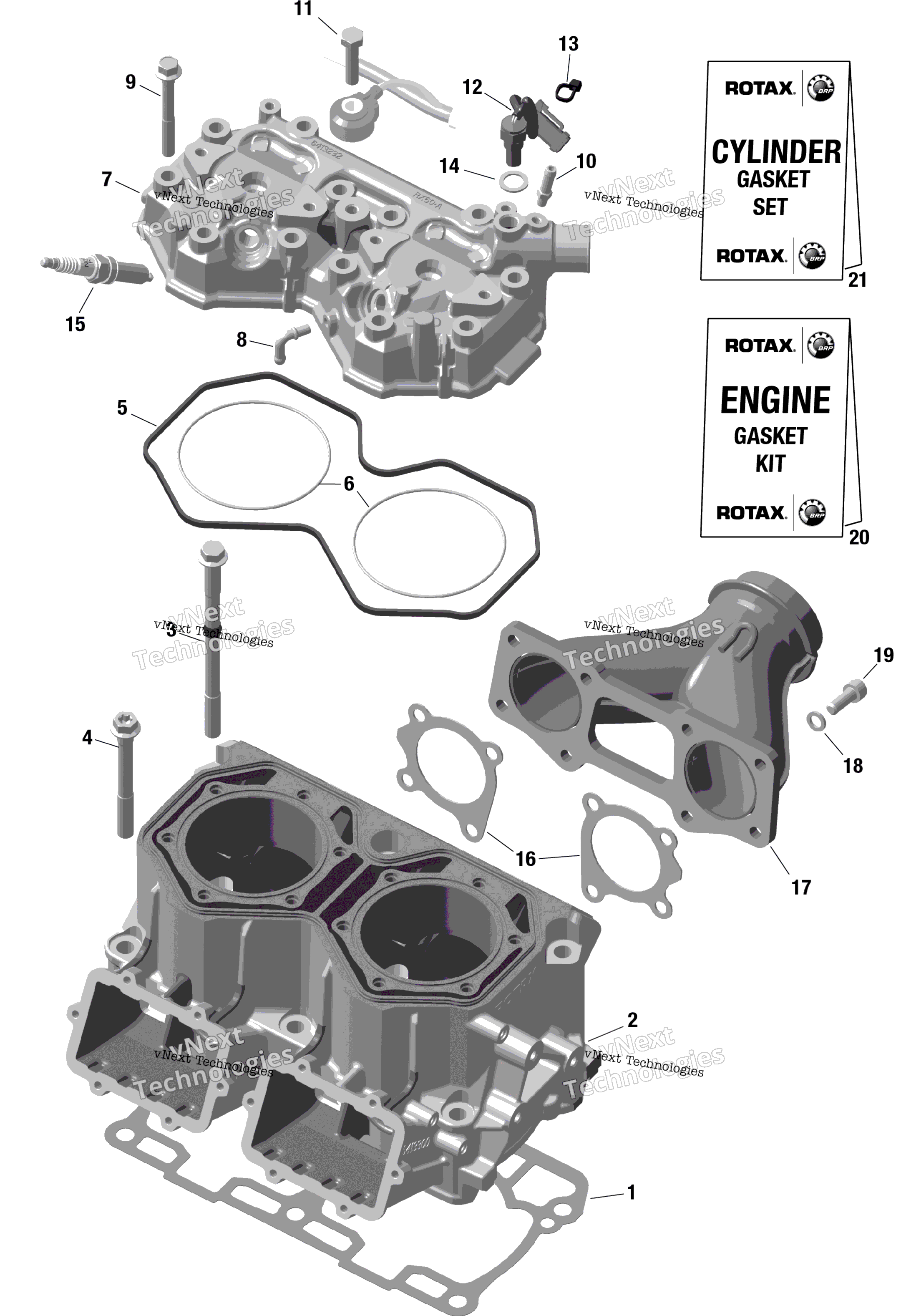 Rotax цилиндр