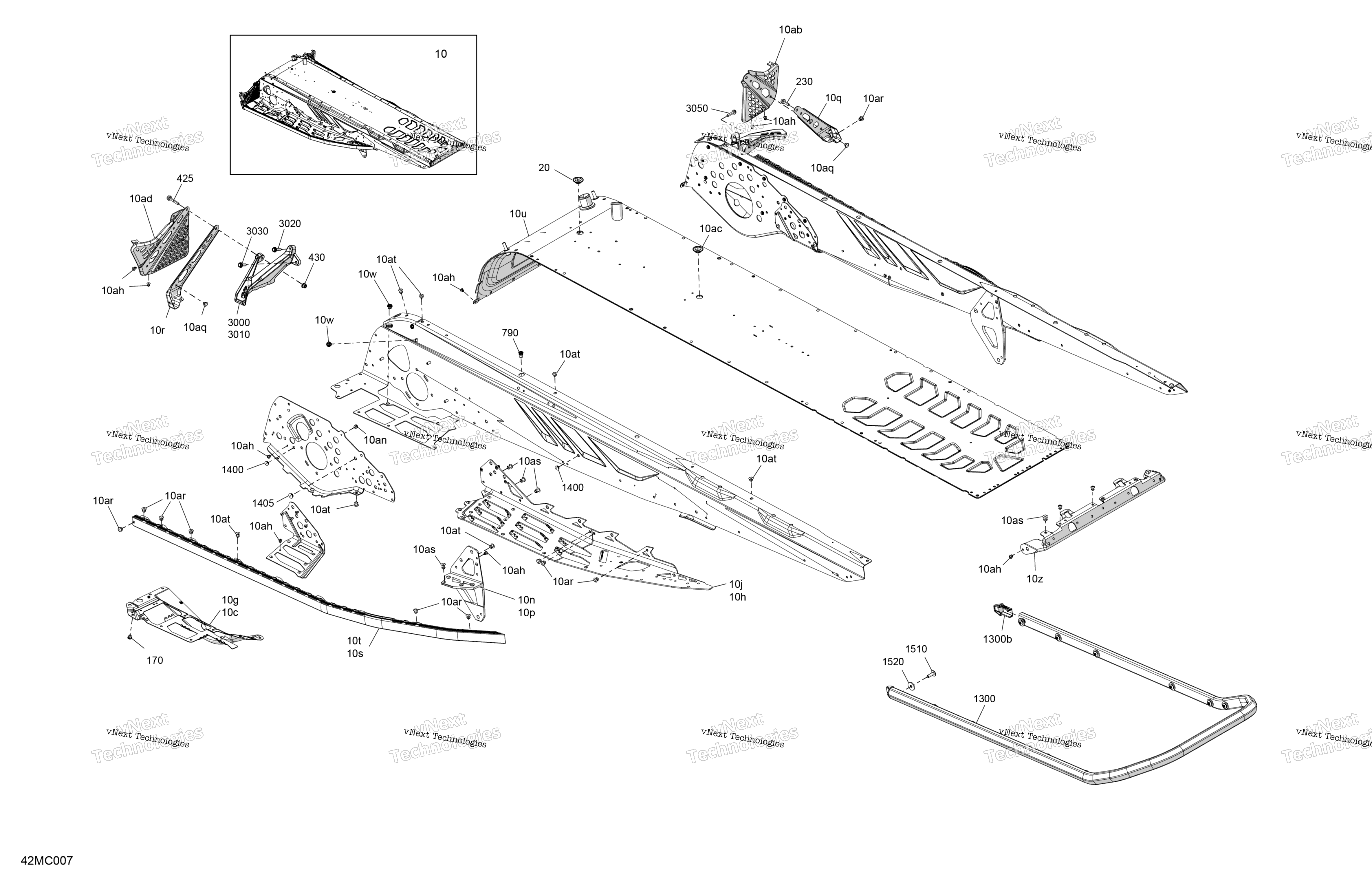 Рама - System - Rear Section