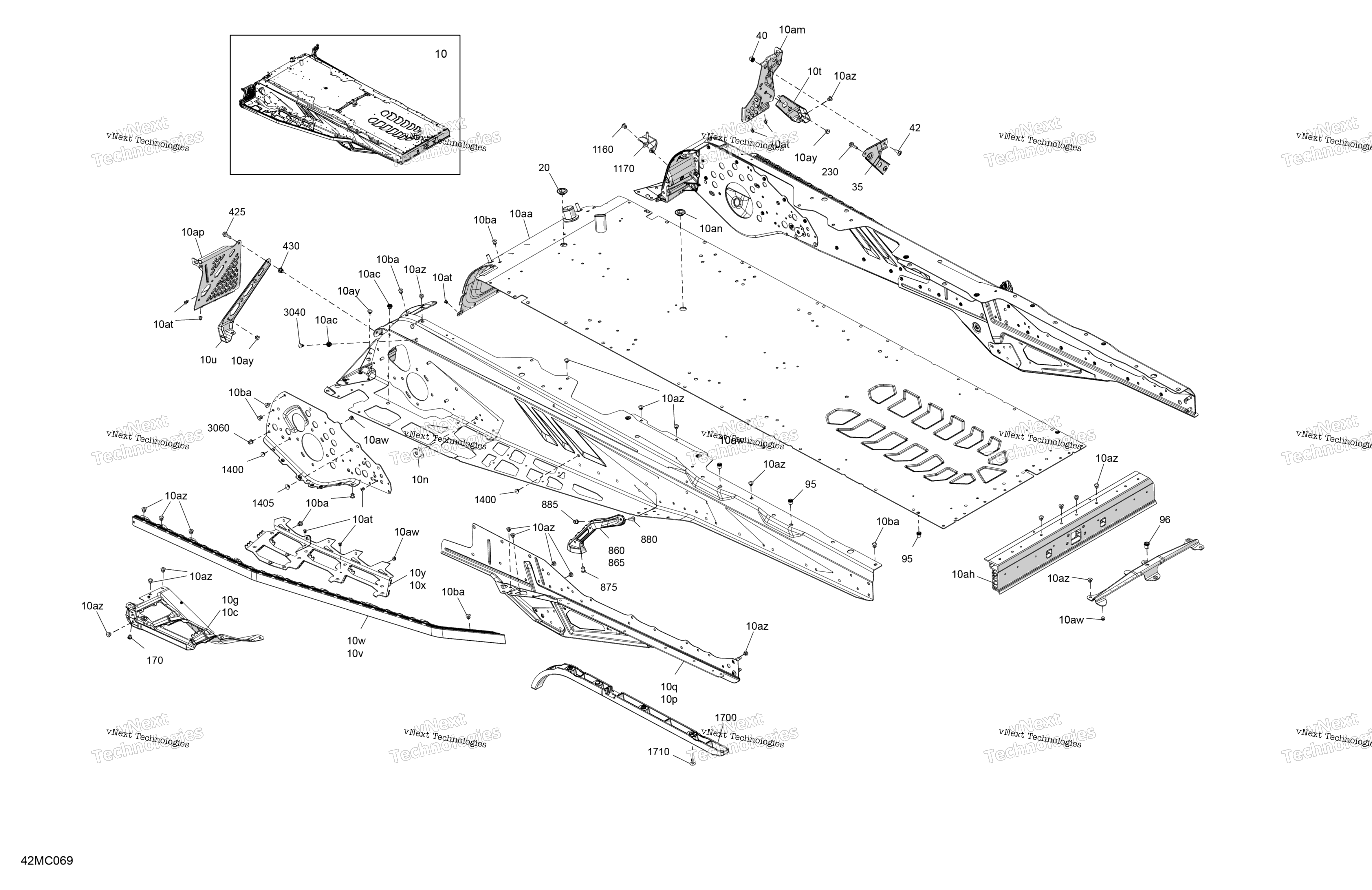 Рама - System - Rear Section