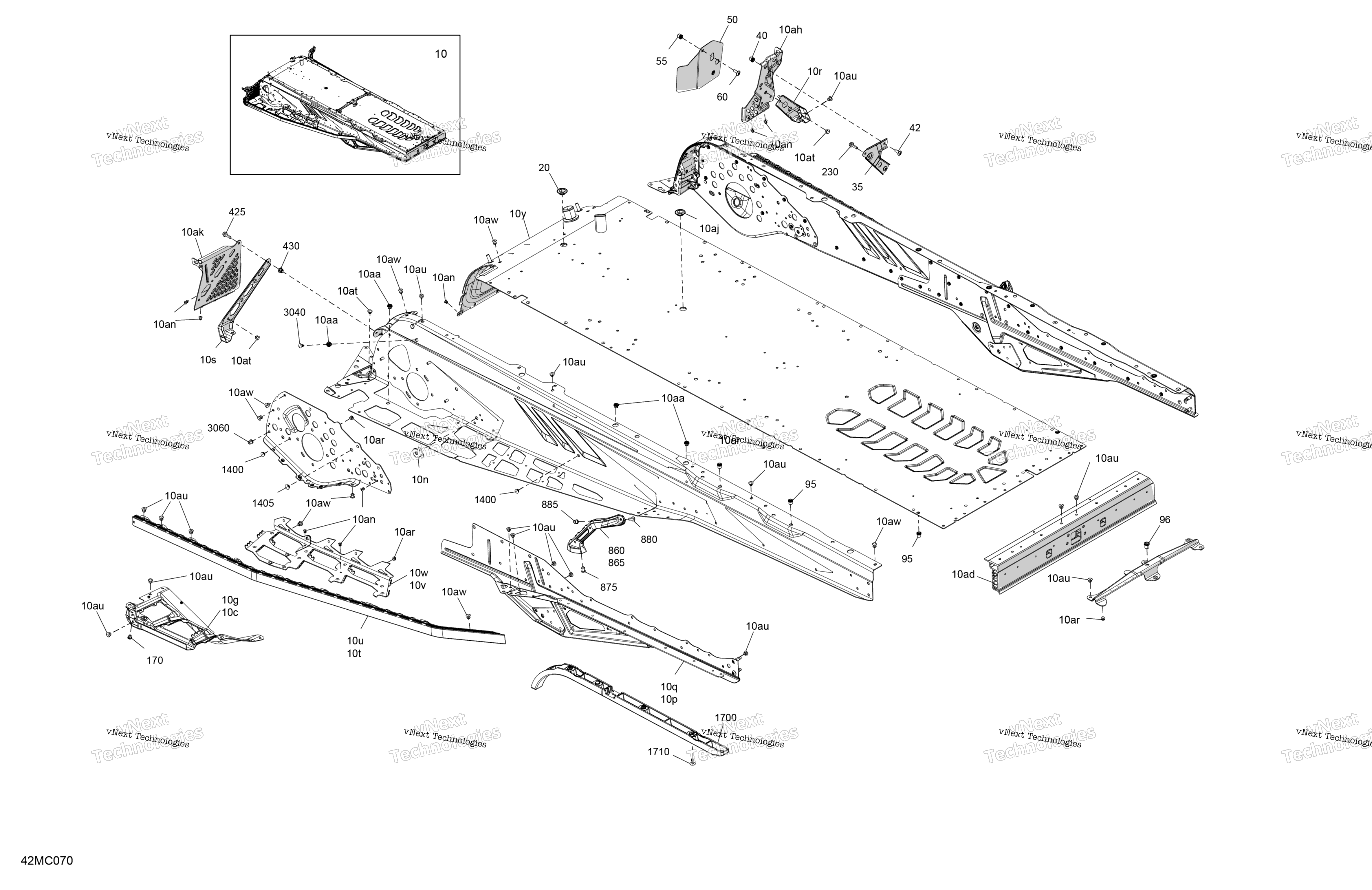 Рама - System - Rear Section
