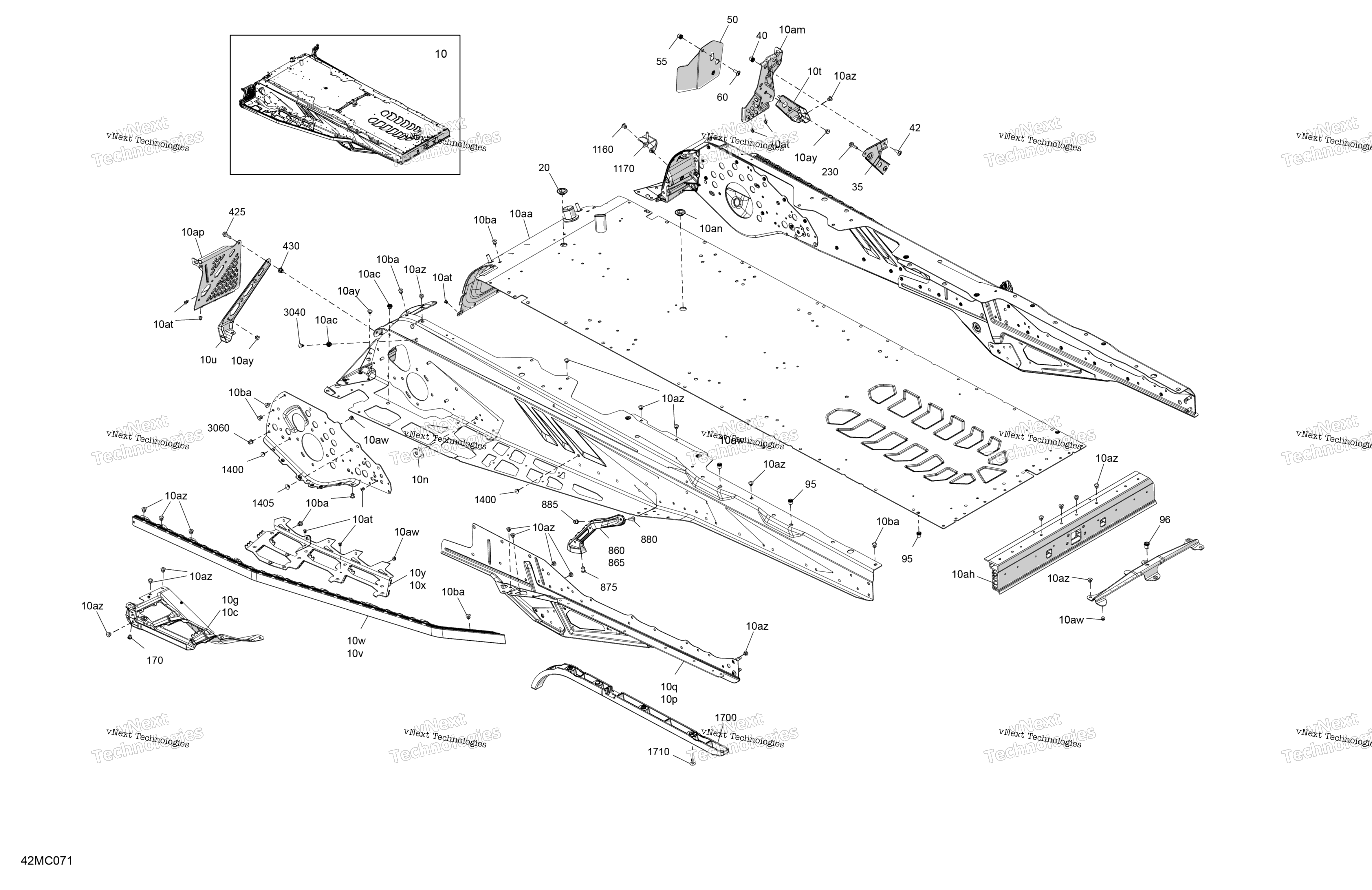 Рама - System - Rear Section