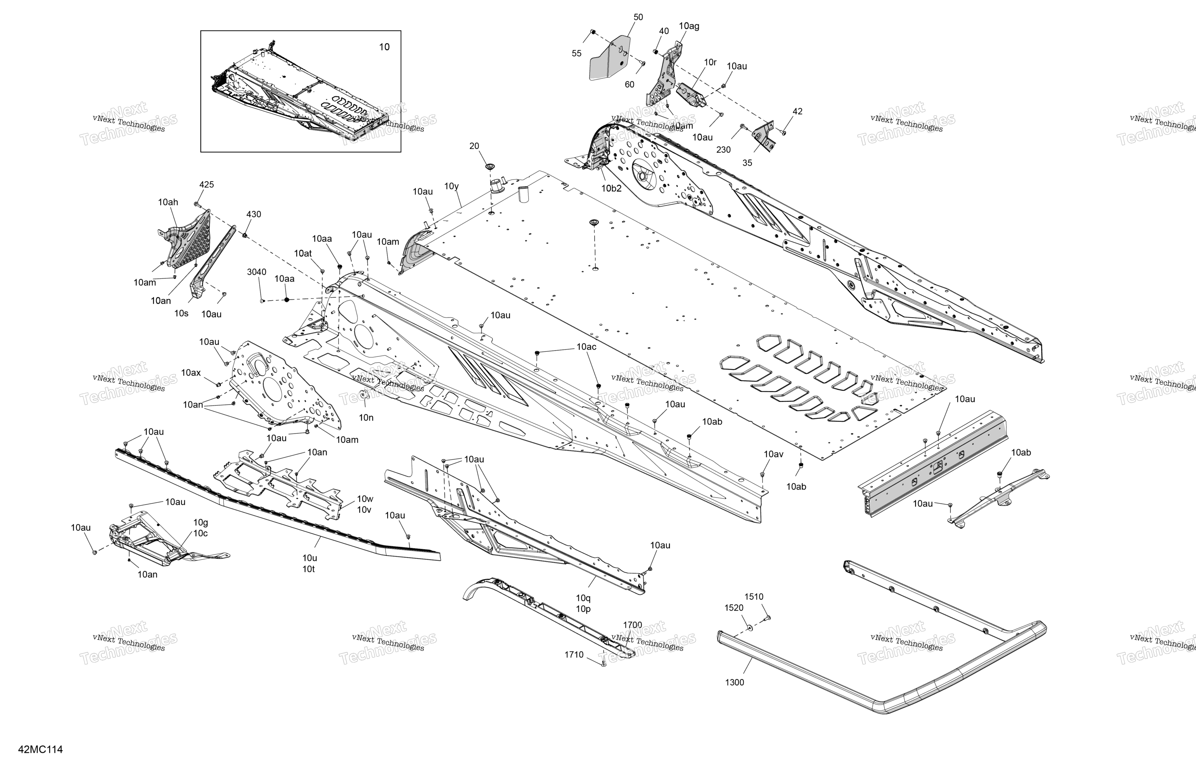 Рама - System - Rear Section