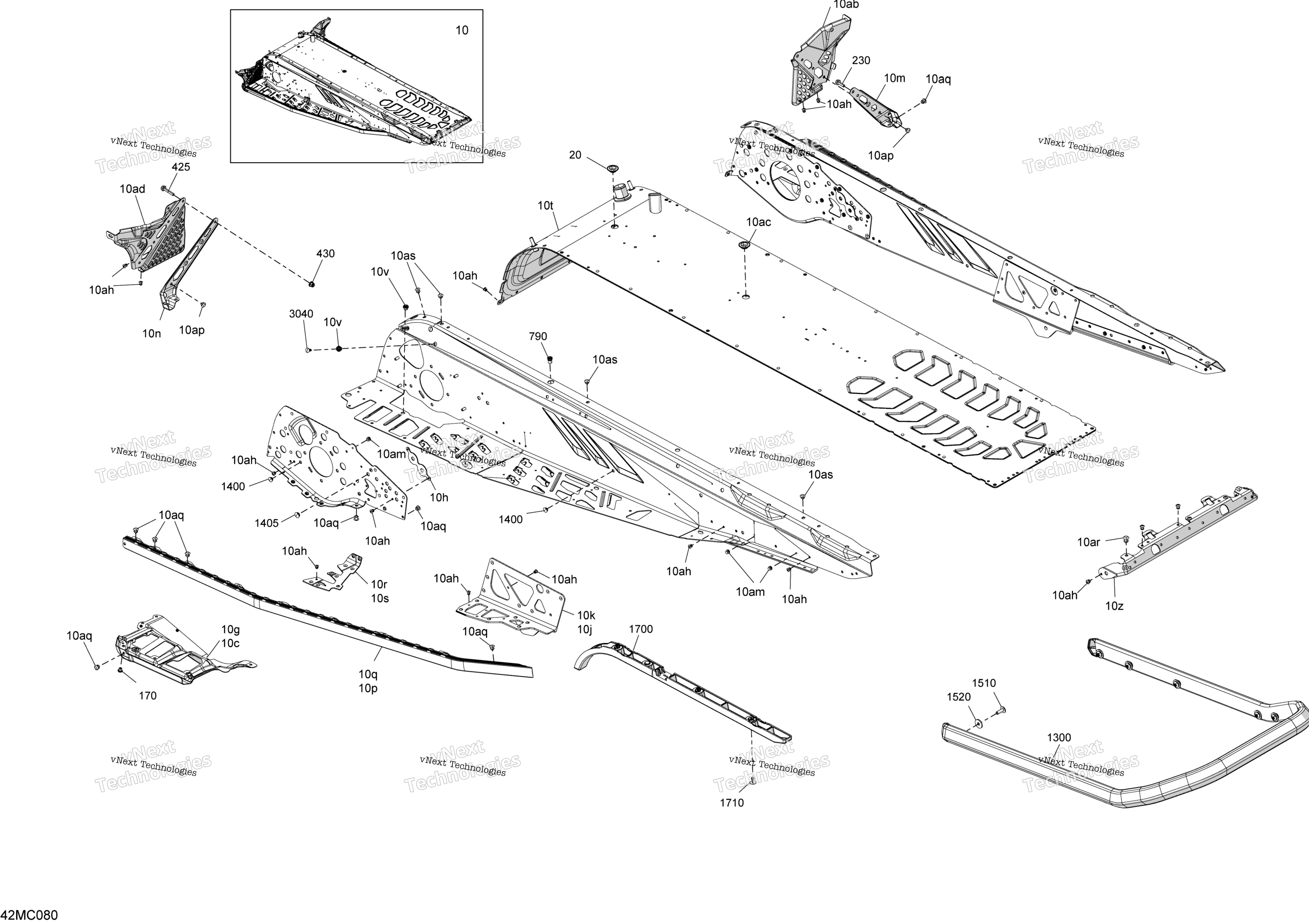 Рама - System - Rear Section