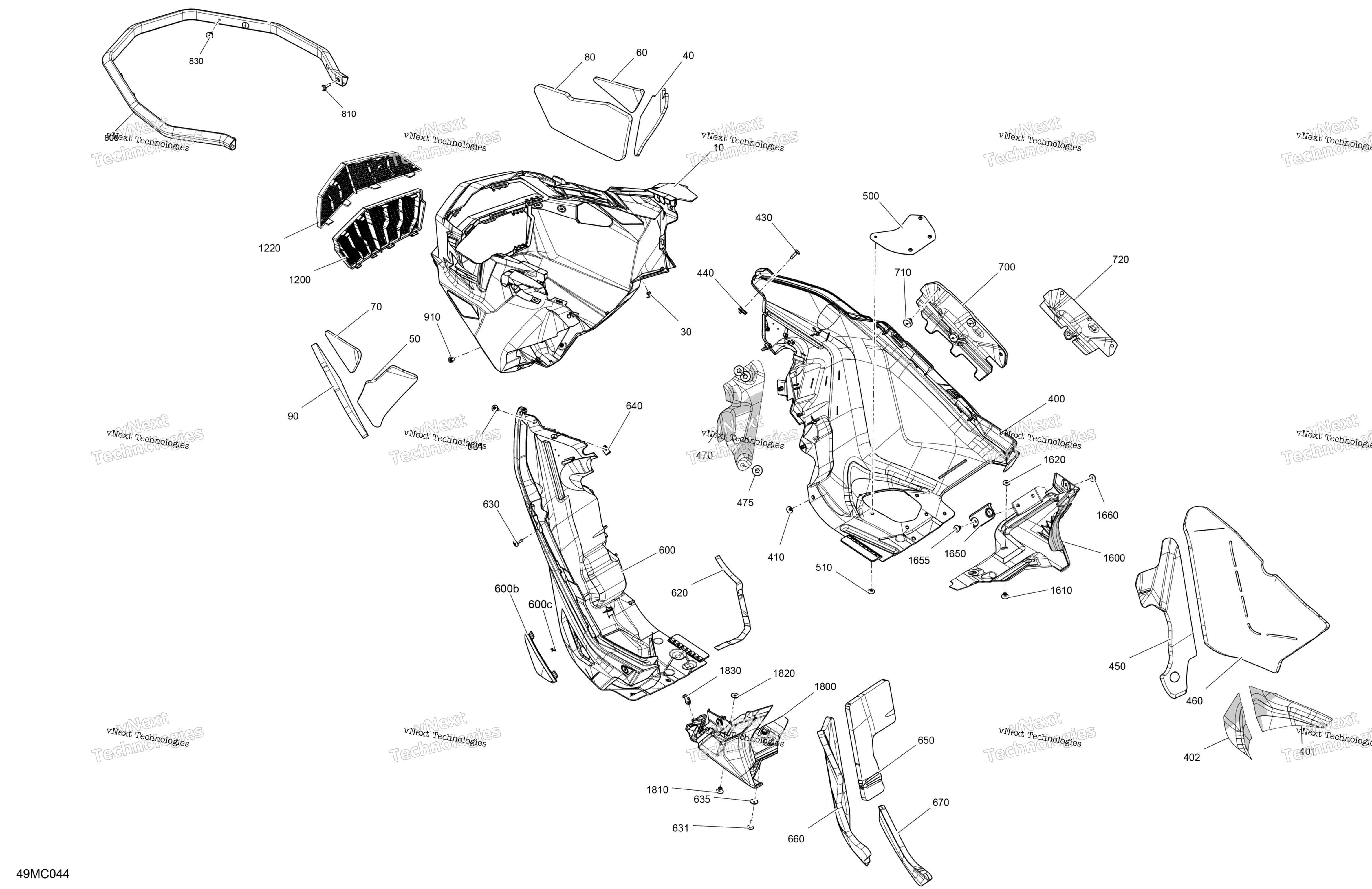 кузов Bottom поддон