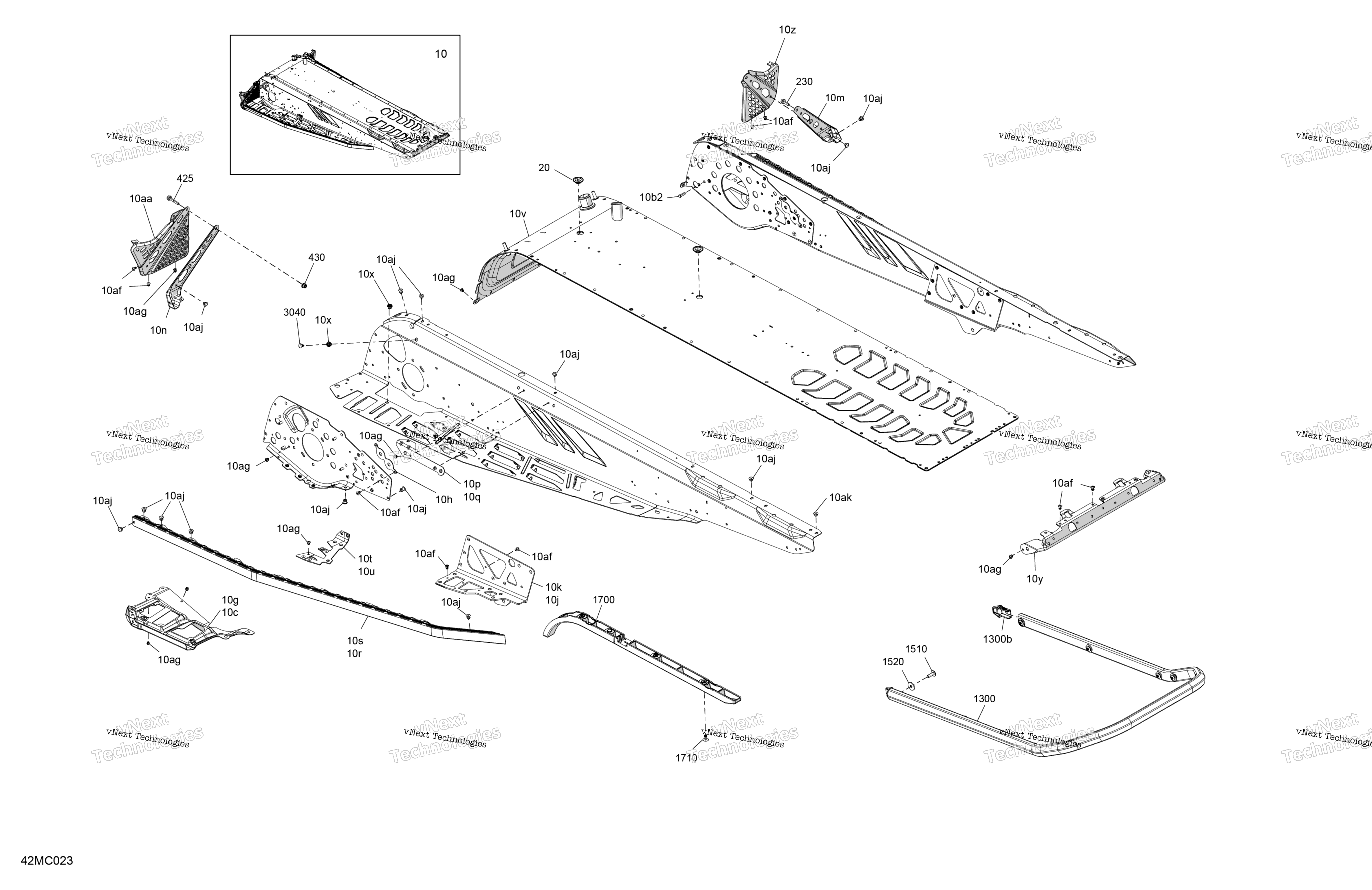 Рама - System - Rear Section