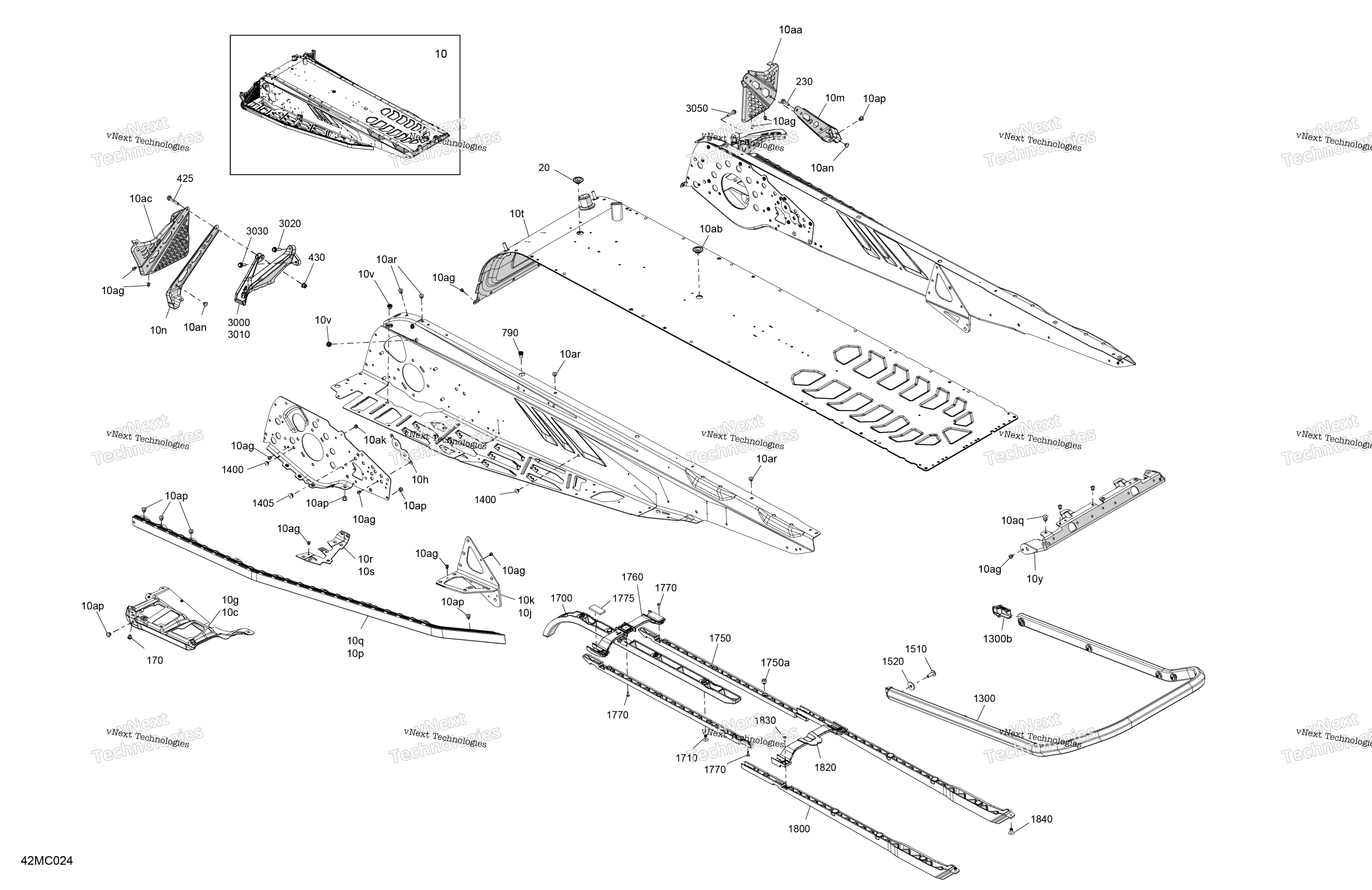 Рама - System - Rear Section