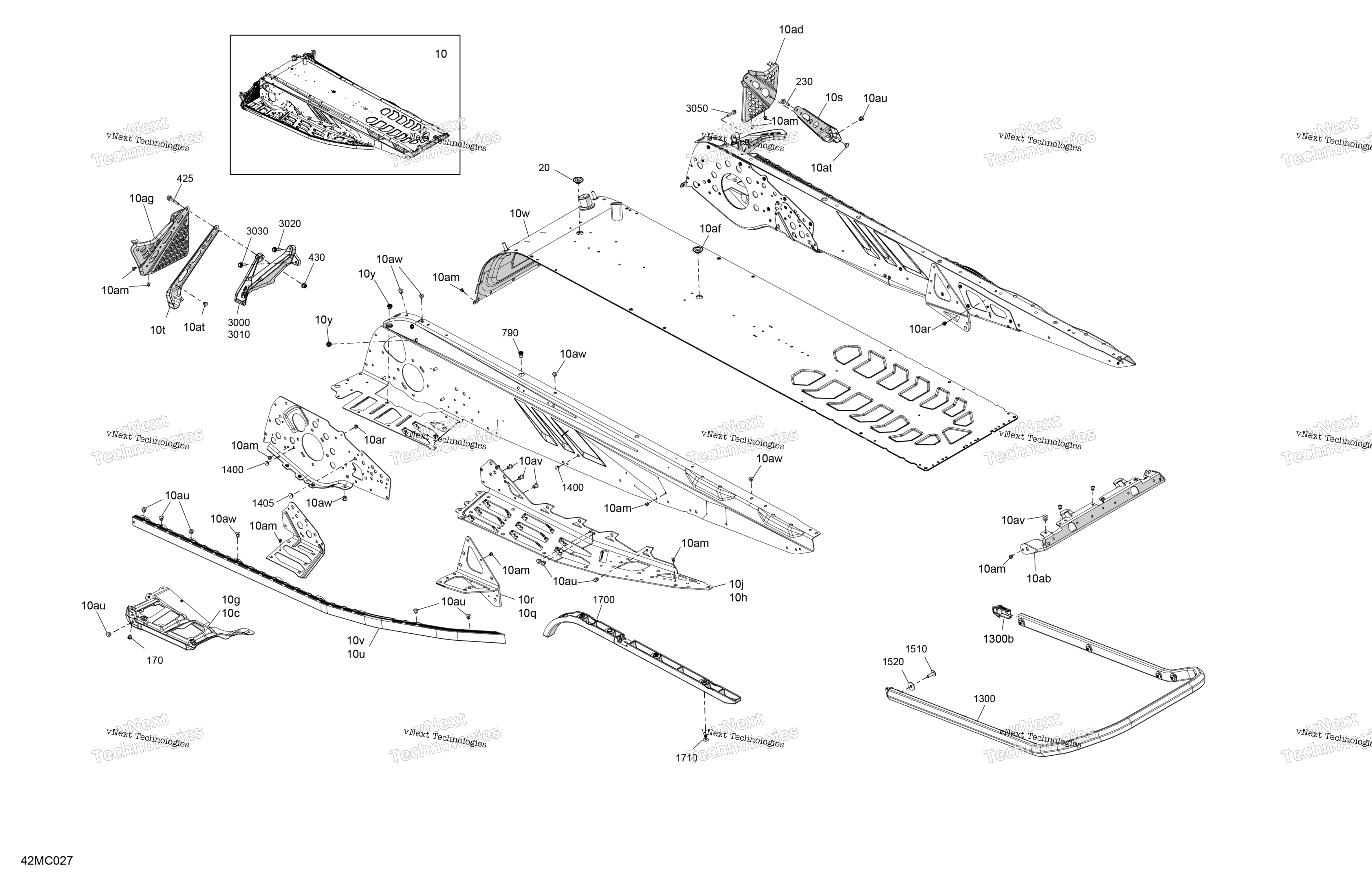 Рама - System - Rear Section