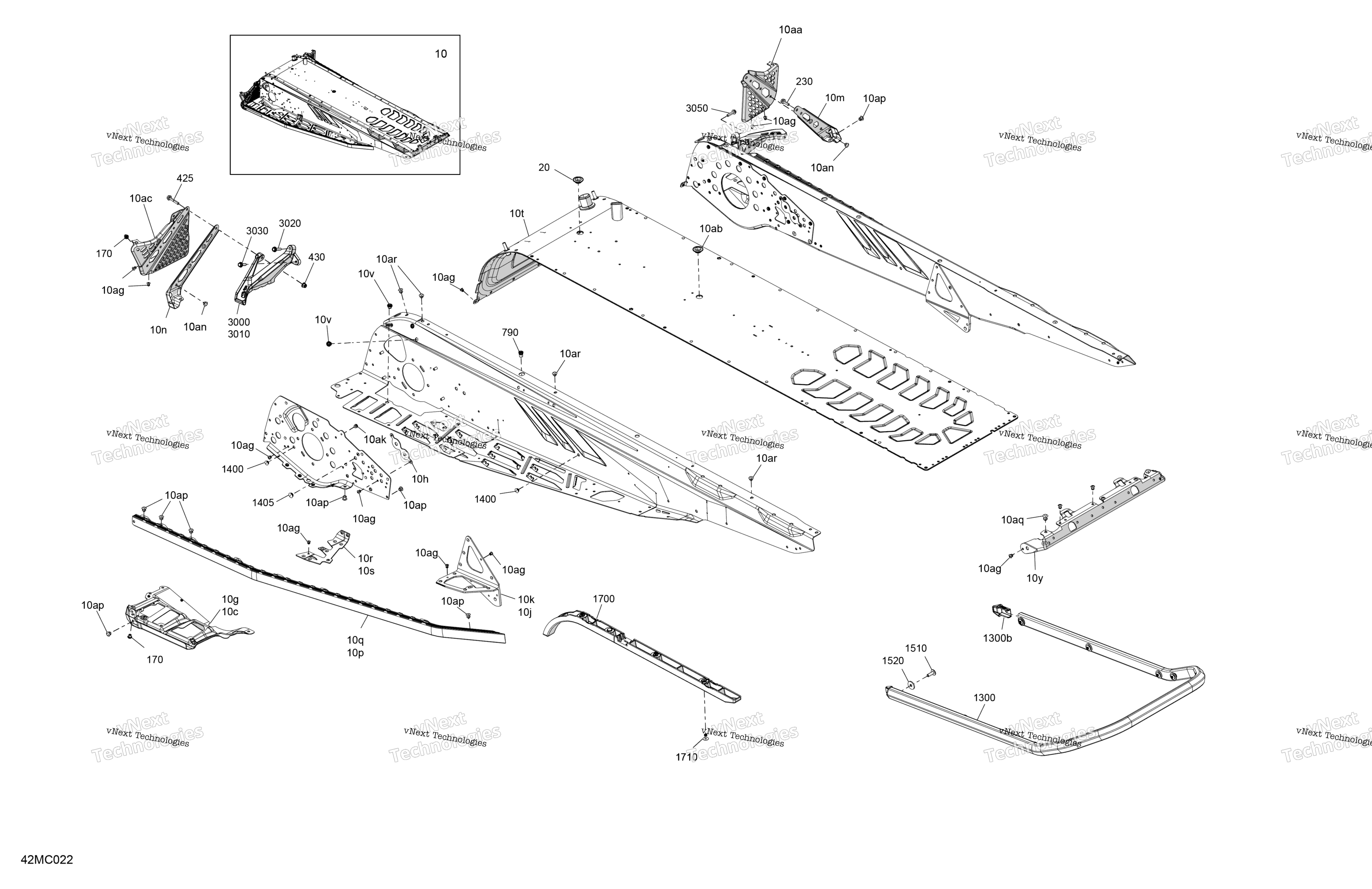 Рама - System - Rear Section
