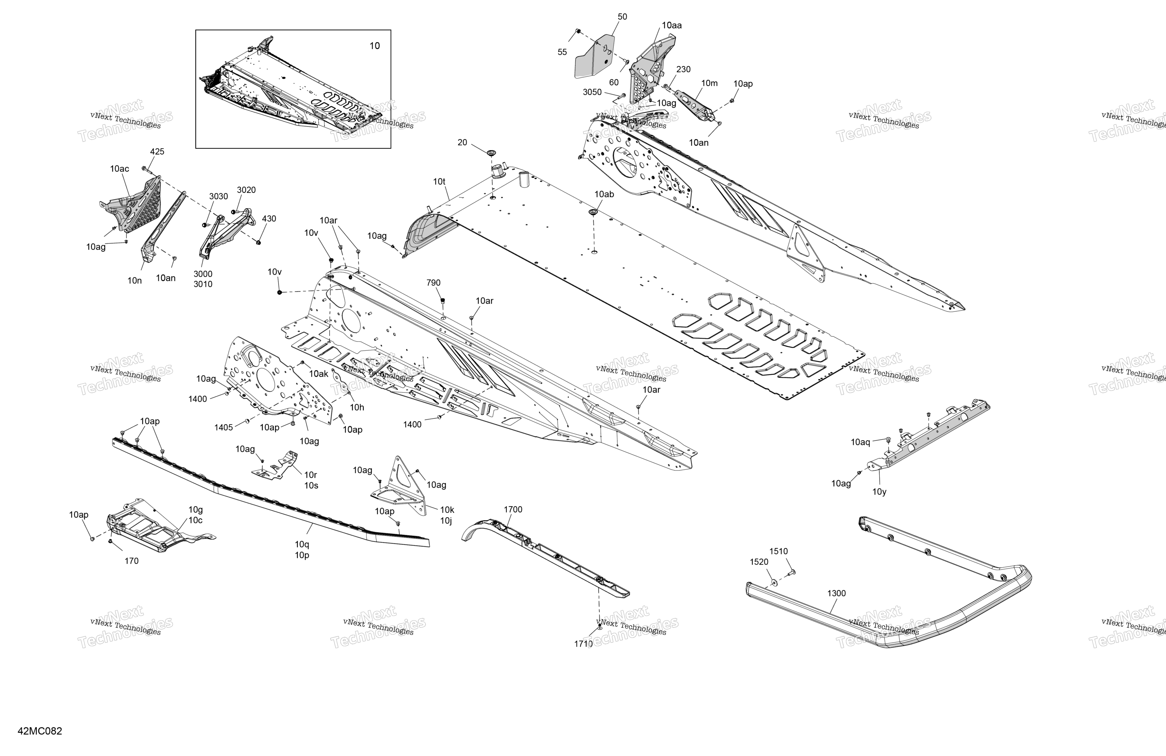Рама - System - Rear Section
