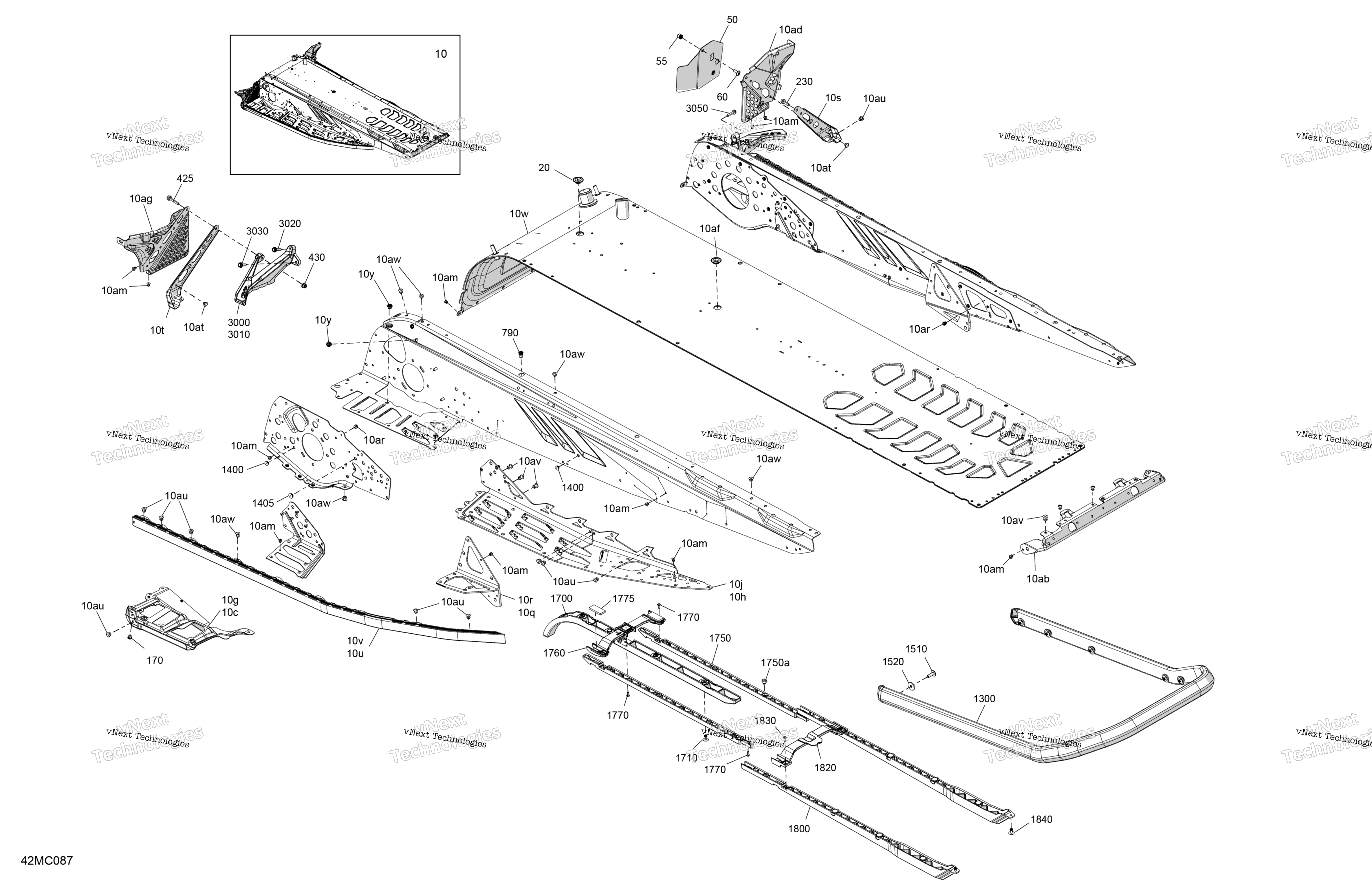 Рама - System - Rear Section