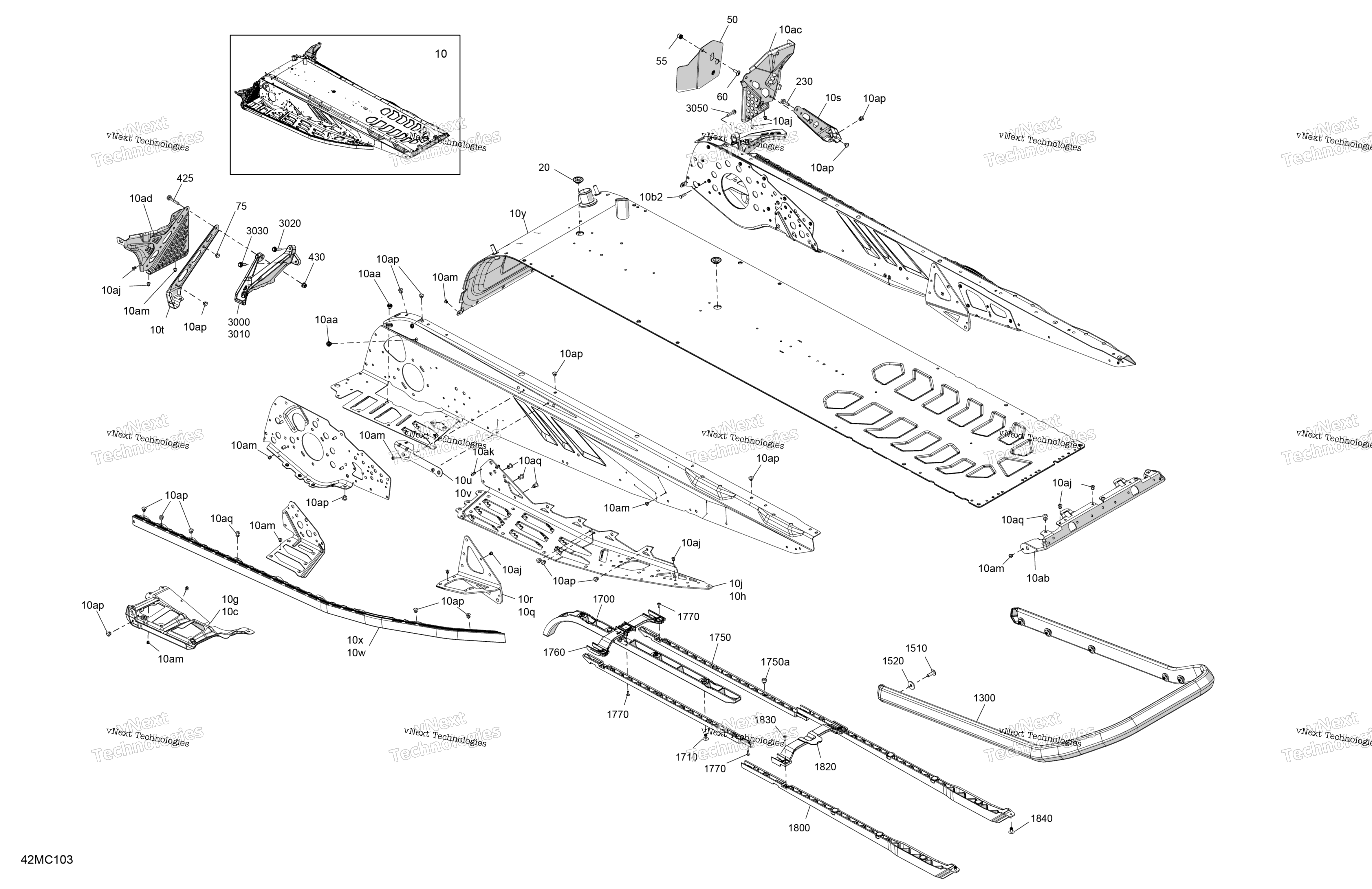 Рама - System - Rear Section