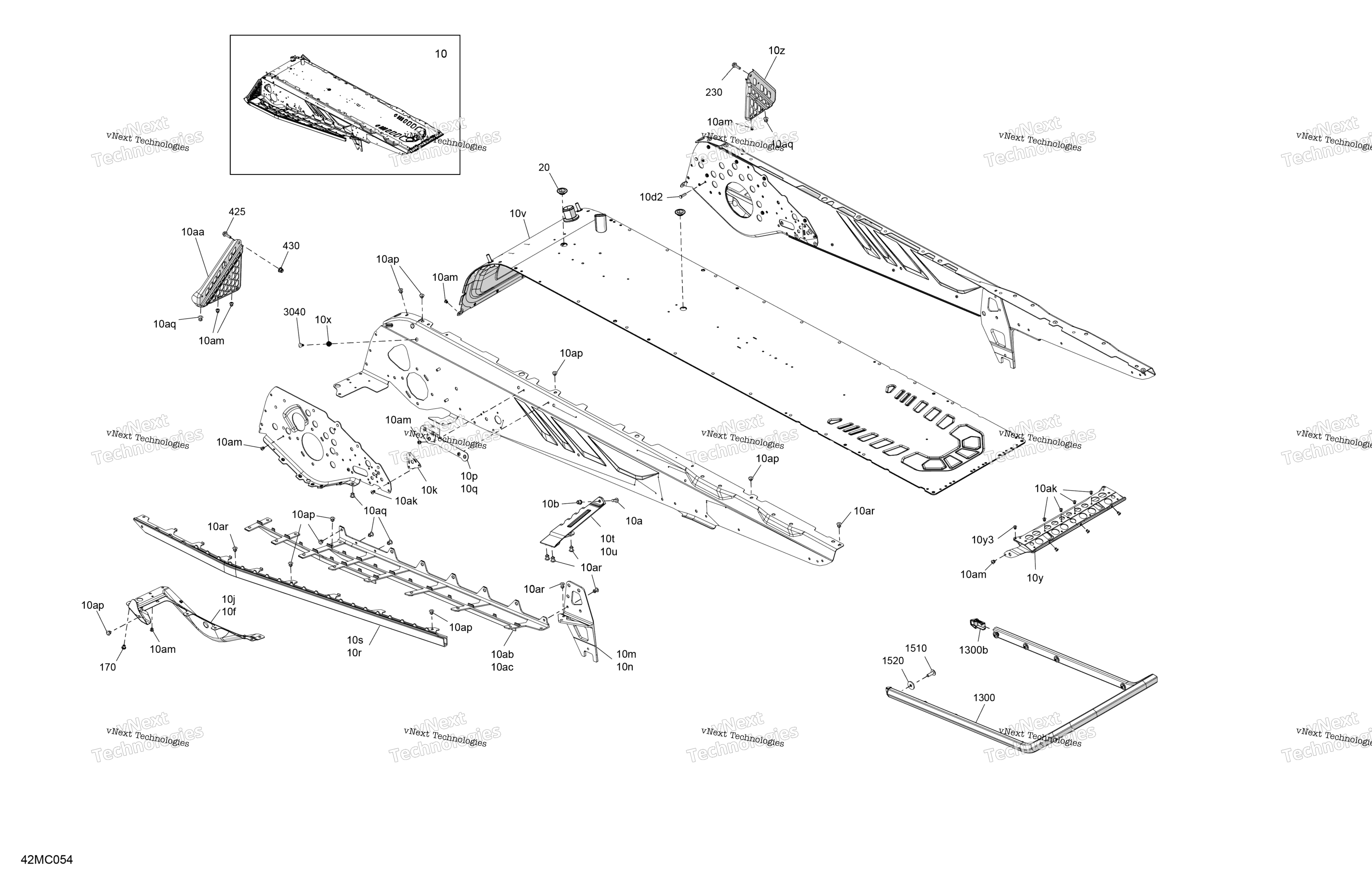 Рама - System - Rear Section
