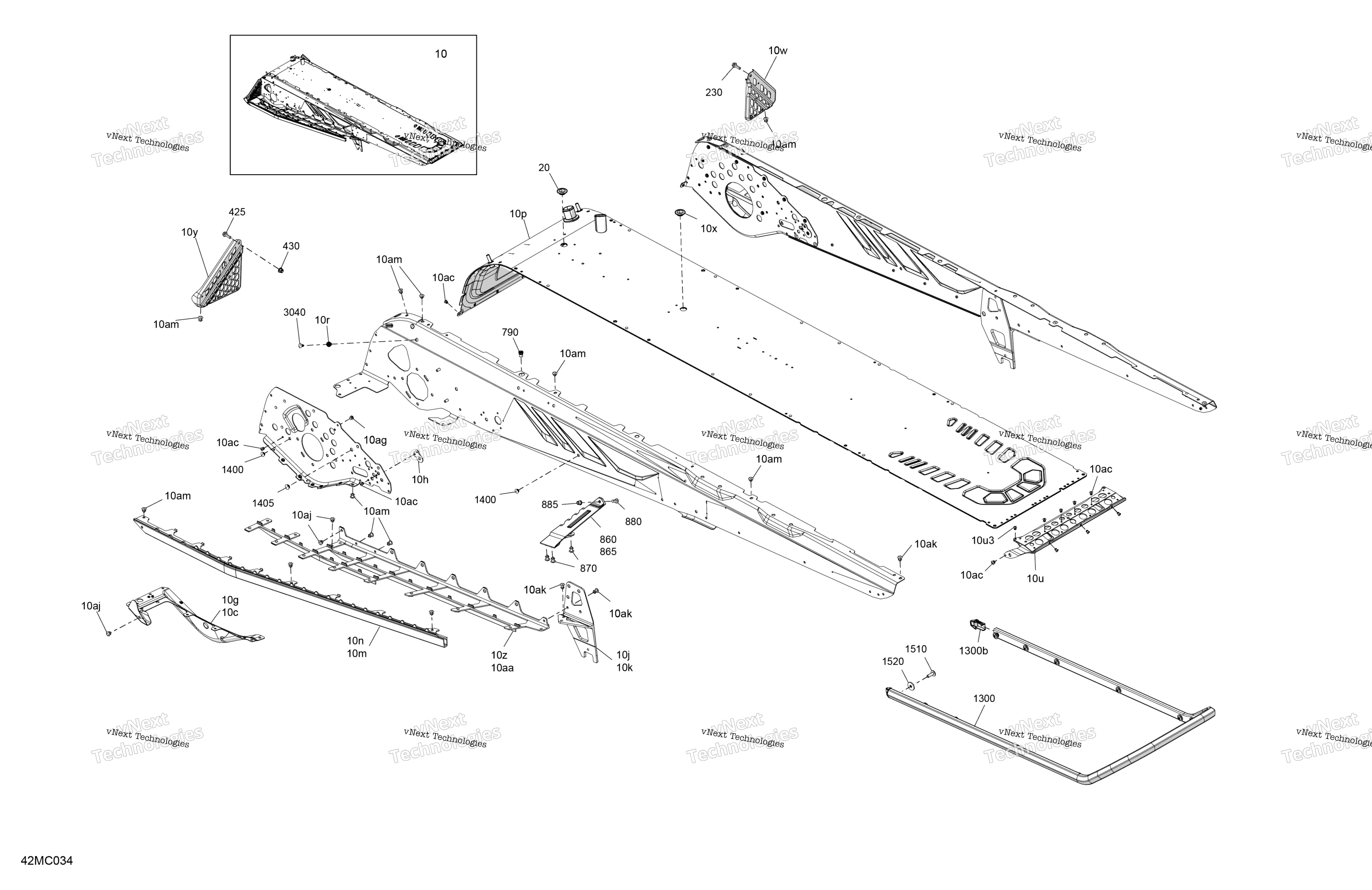 Рама - System - Rear Section