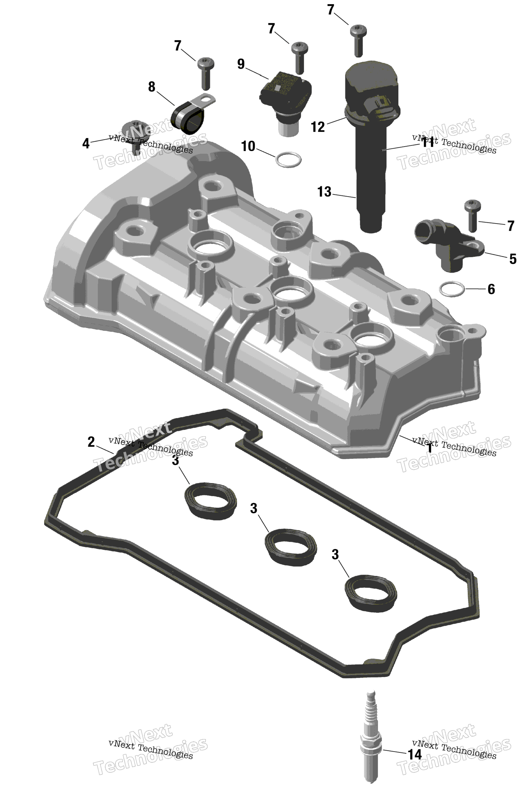Rotax клапан крышка