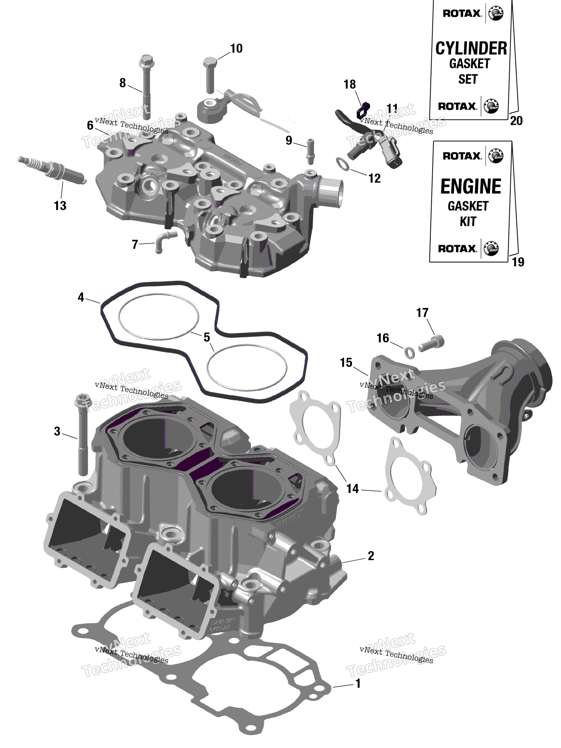 Rotax цилиндр