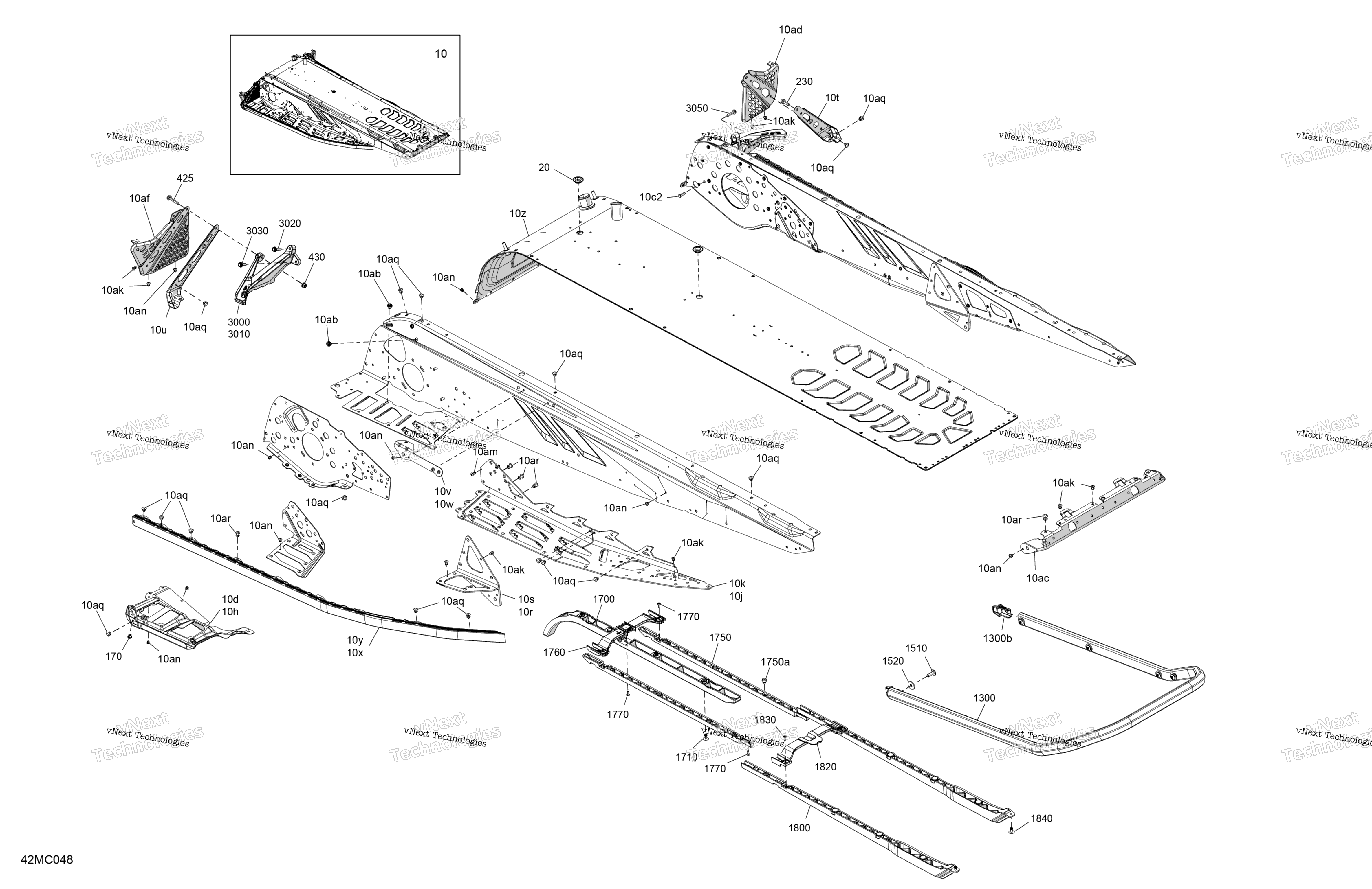 Рама - System - Rear Section