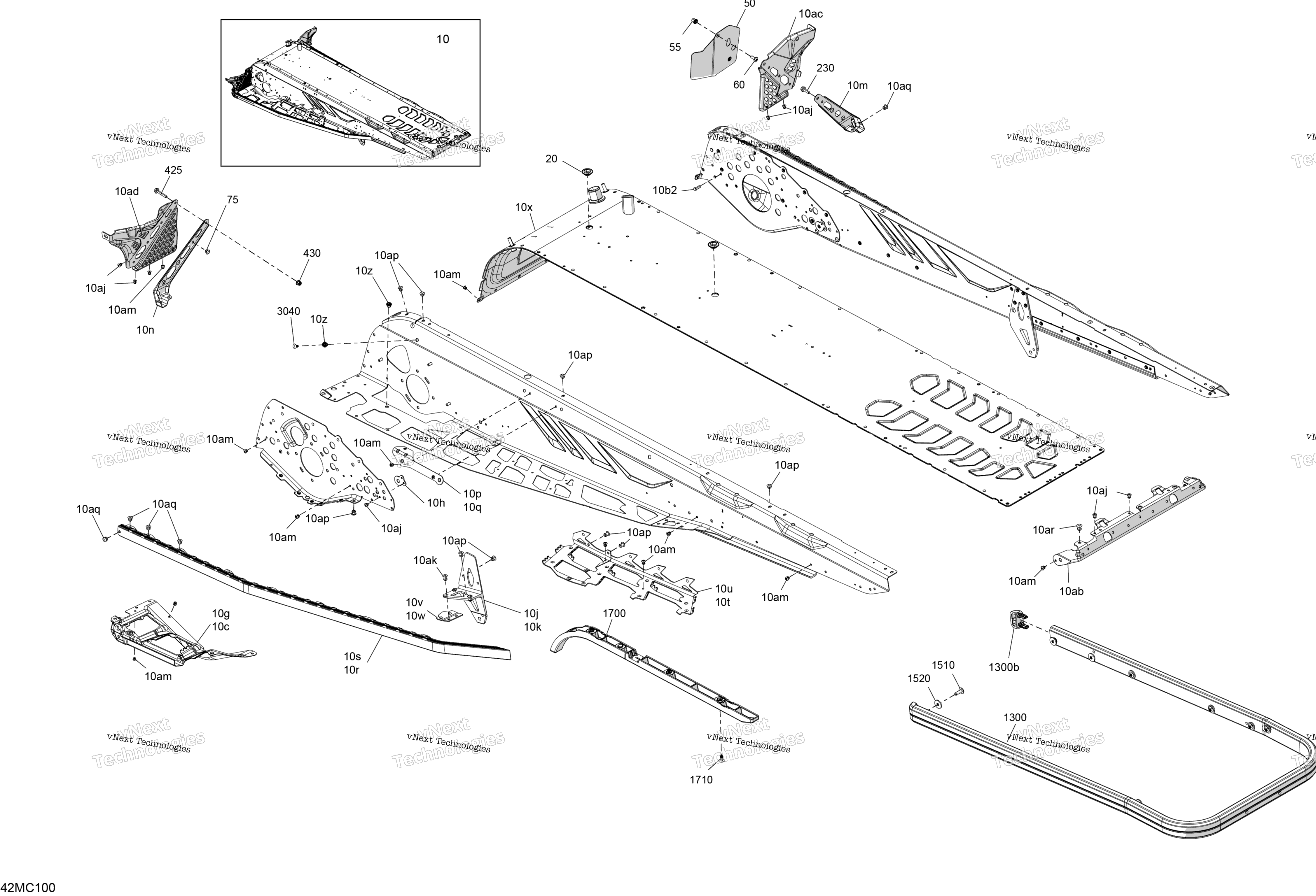 Рама - System - Rear Section