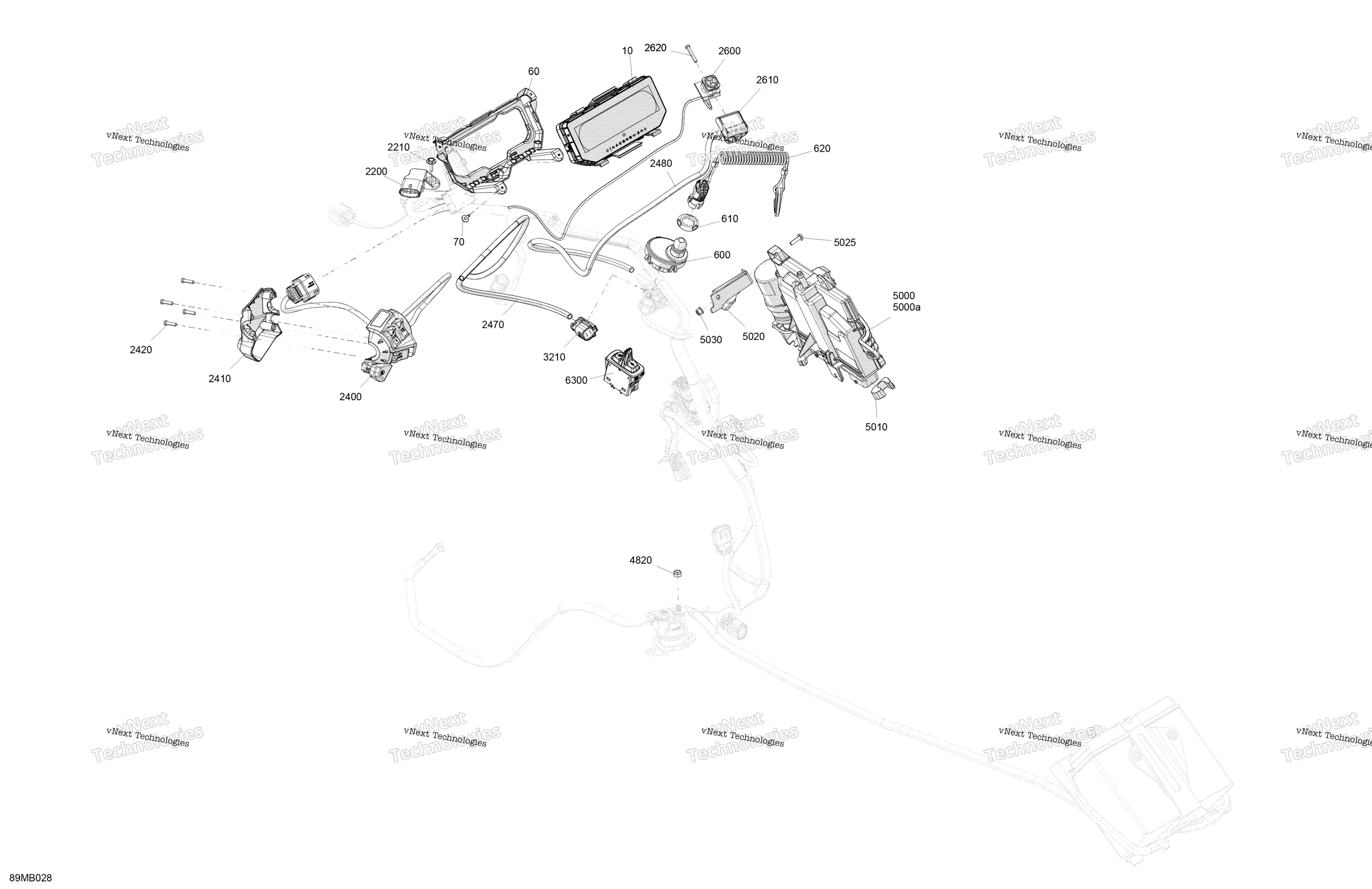 Электрооборудование - Upper Section - Vip Medium