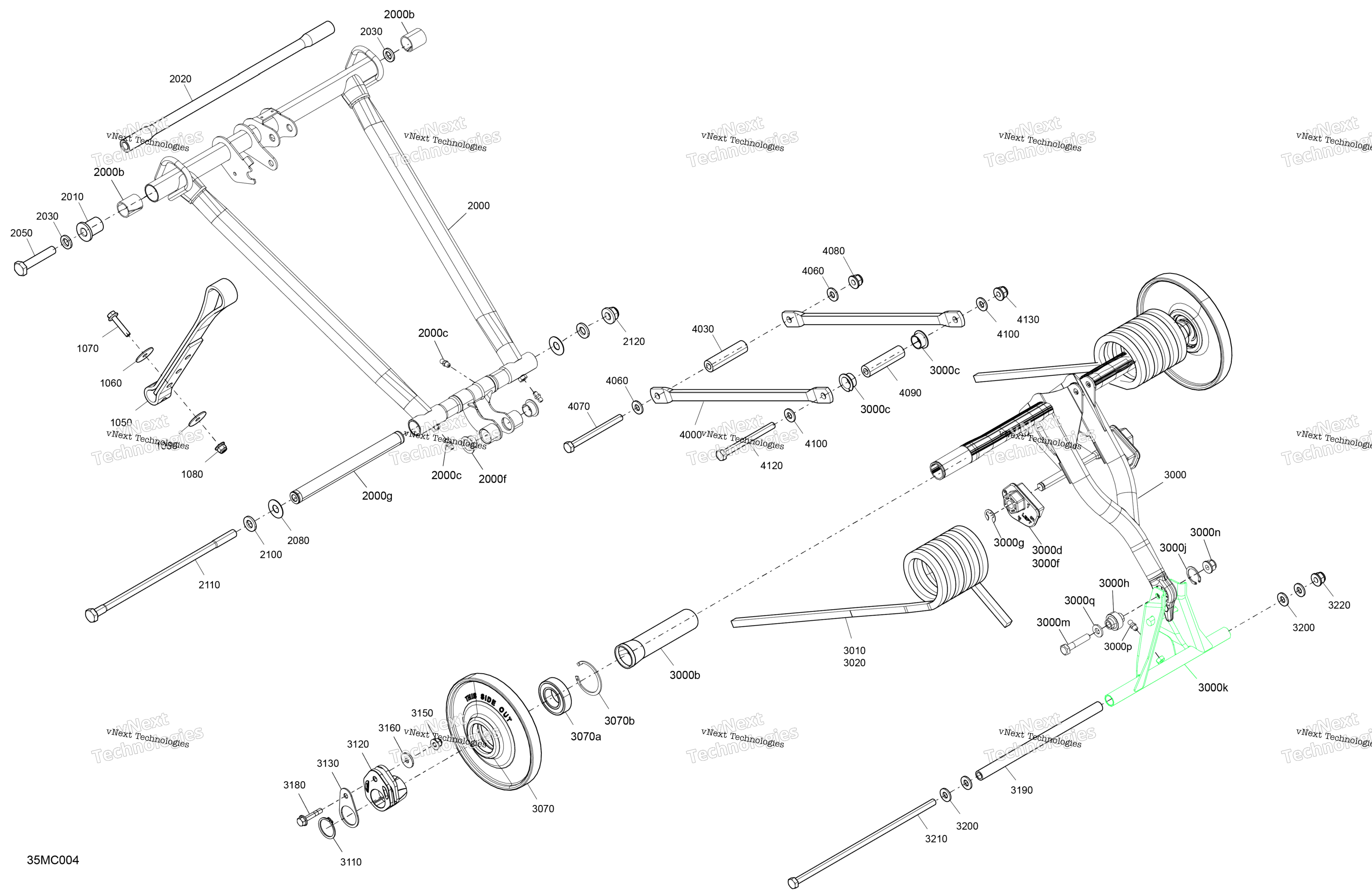 Подвеска - Rear - Upper Section - Std