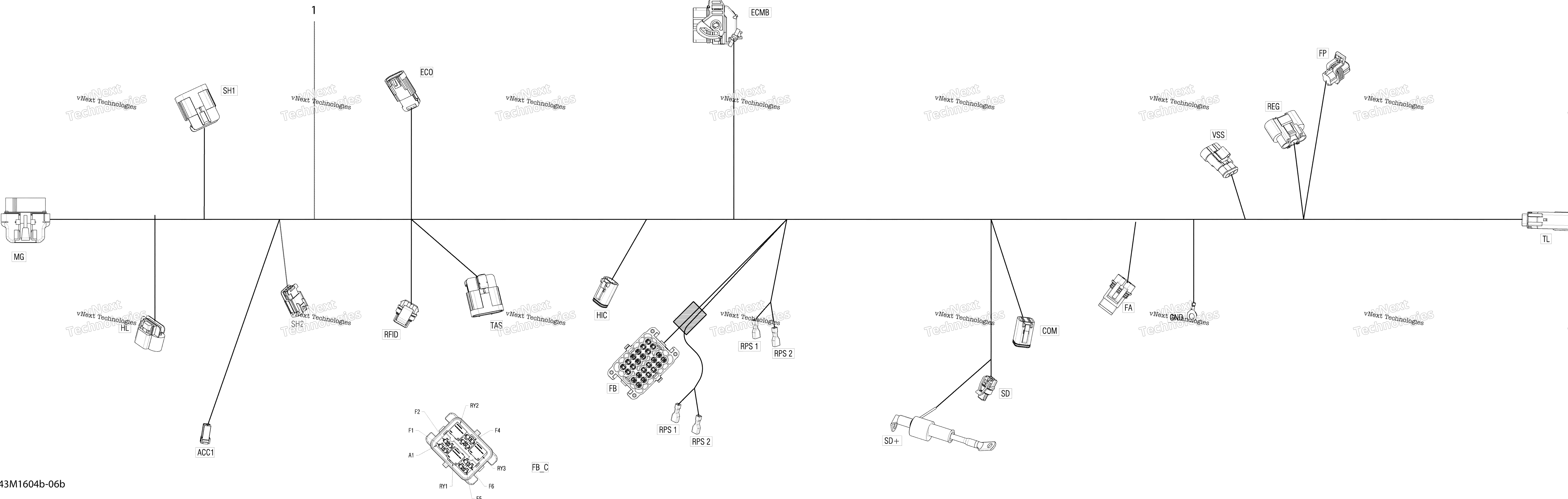 Электрооборудование Harness - Package Adrenaline-X
