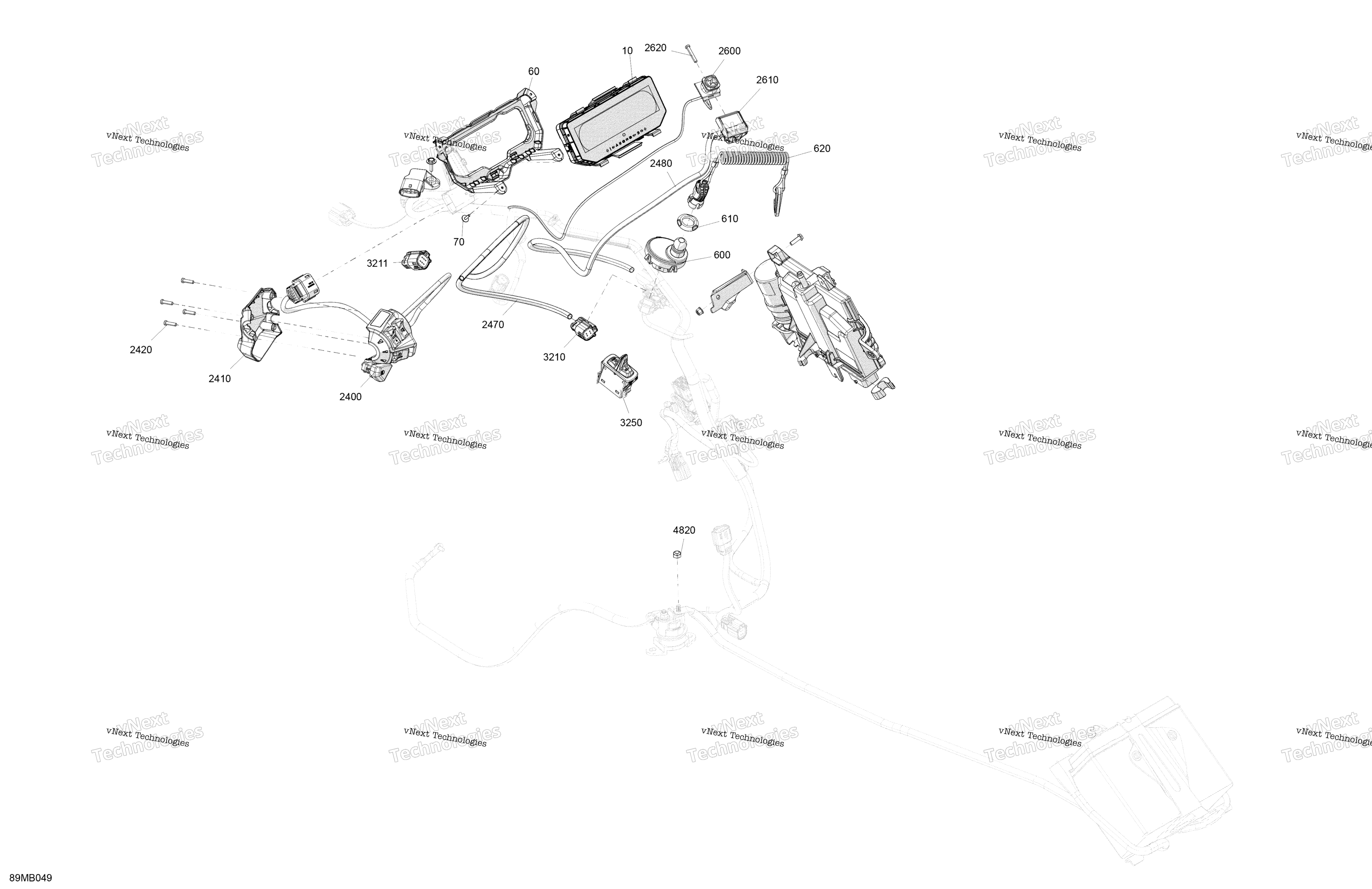 Электрооборудование - Upper Section - Vip Medium