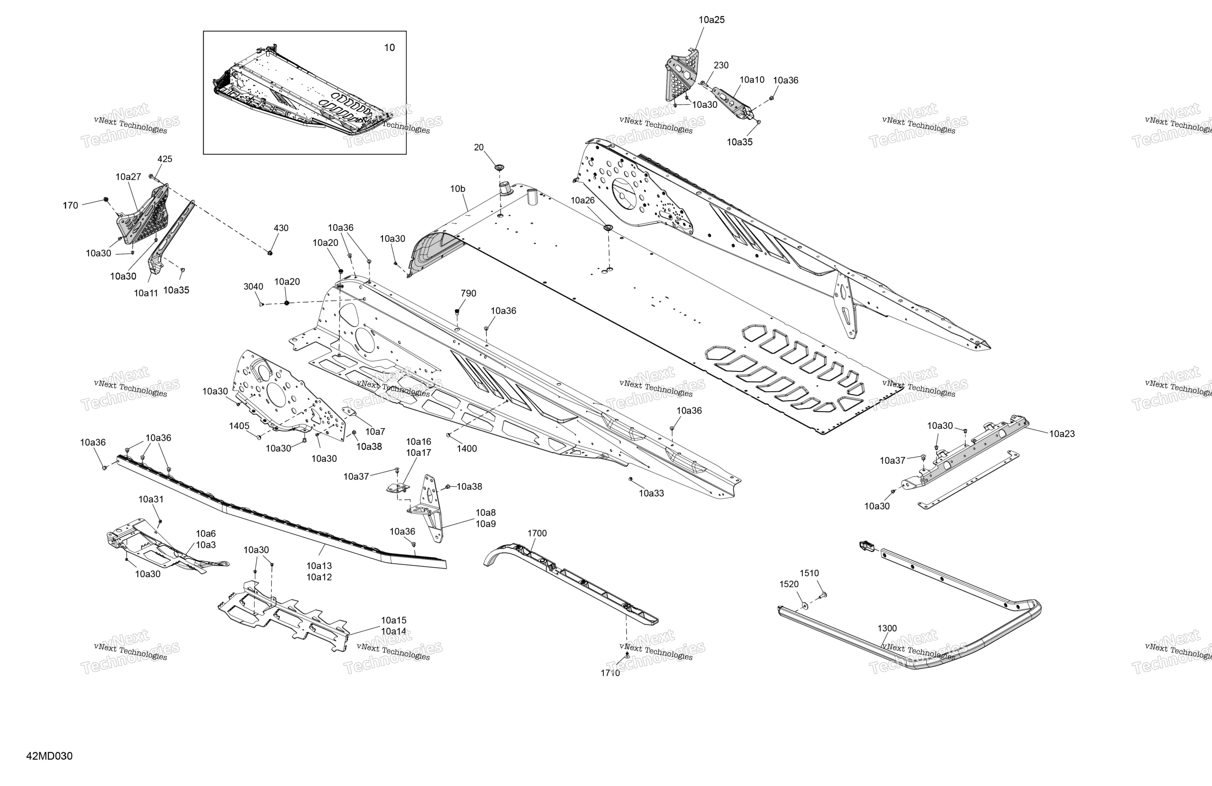 Рама - System - Rear Section