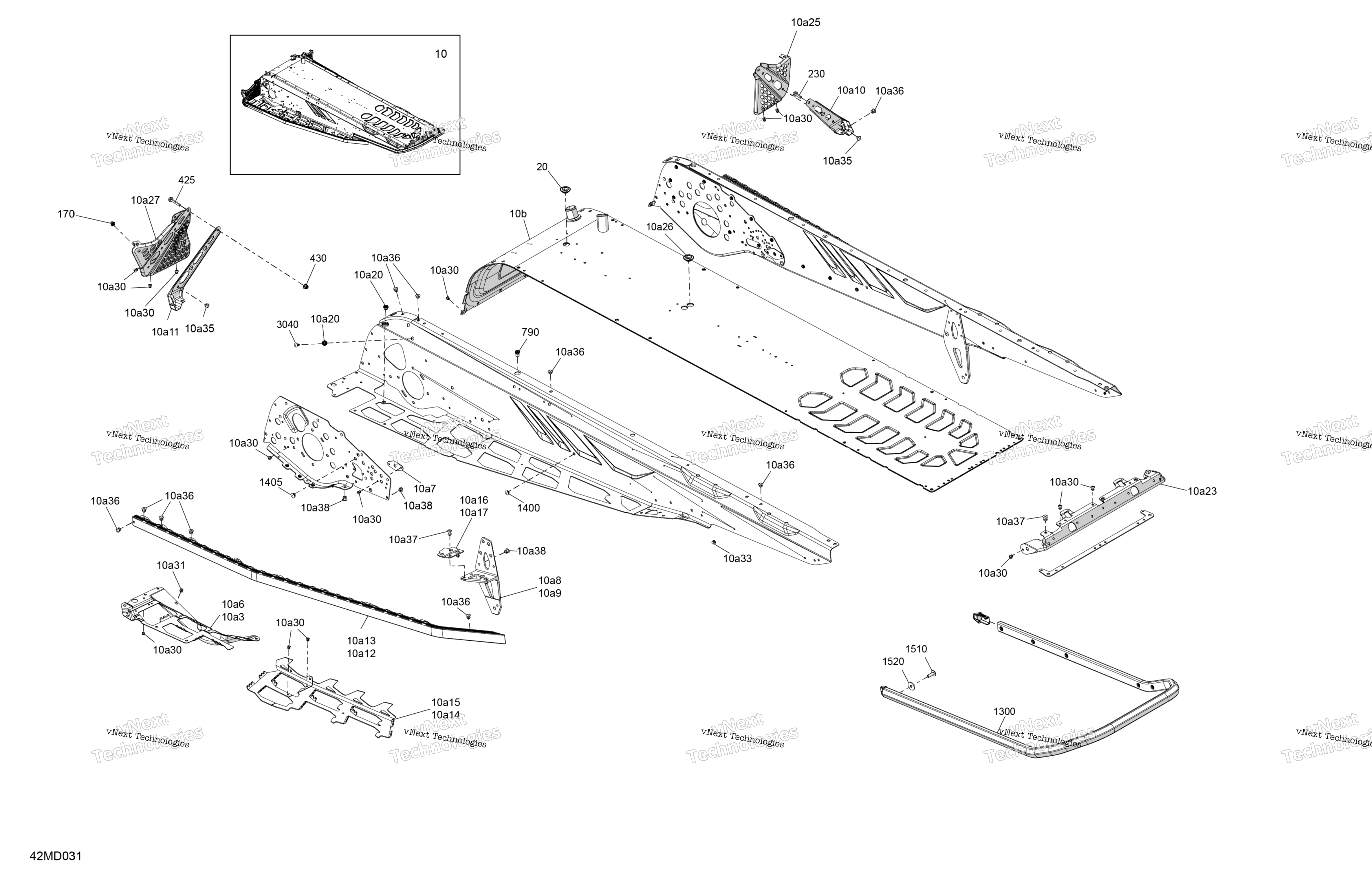 Рама - System - Rear Section