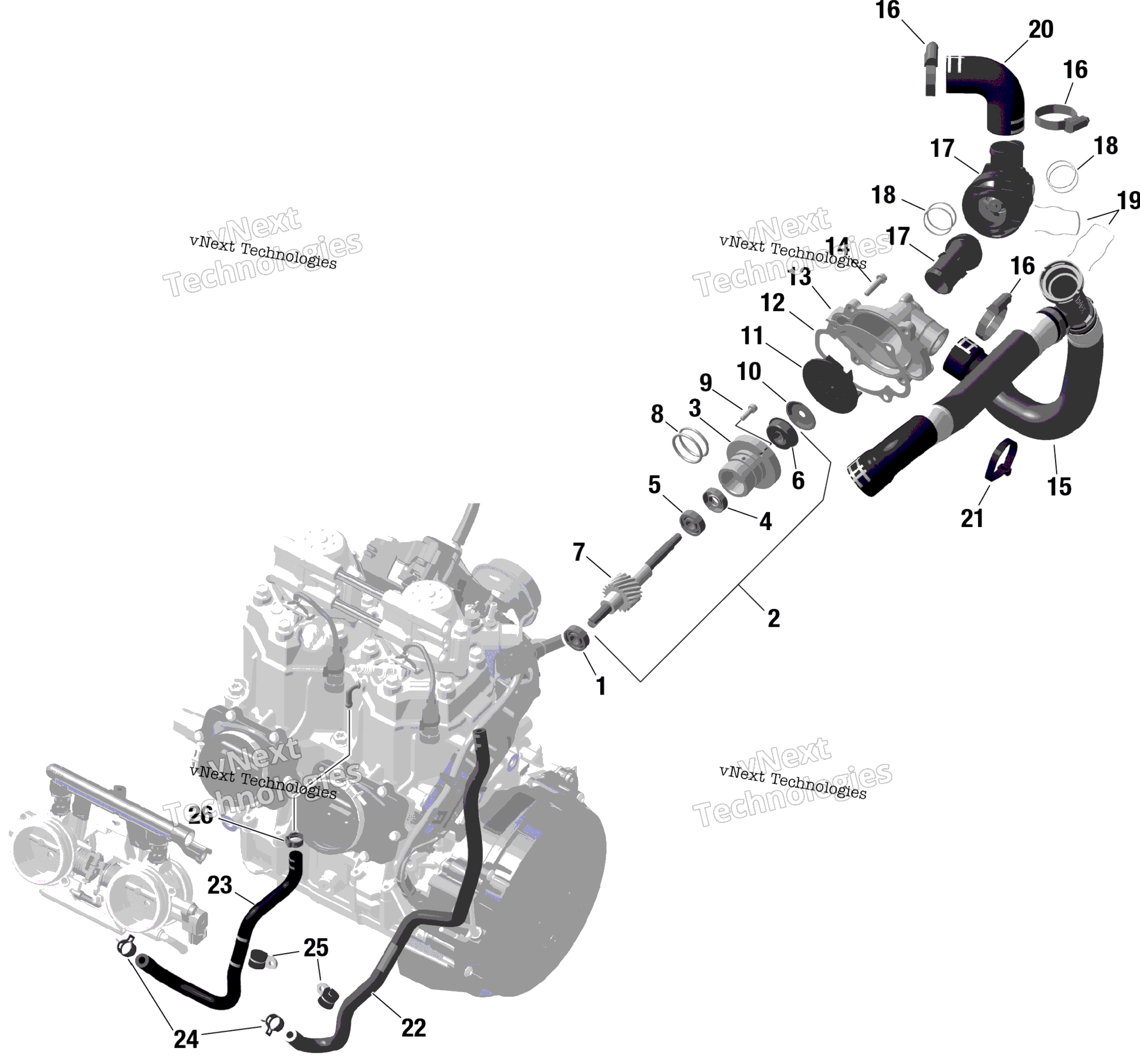Rotax двигатель охлаждение