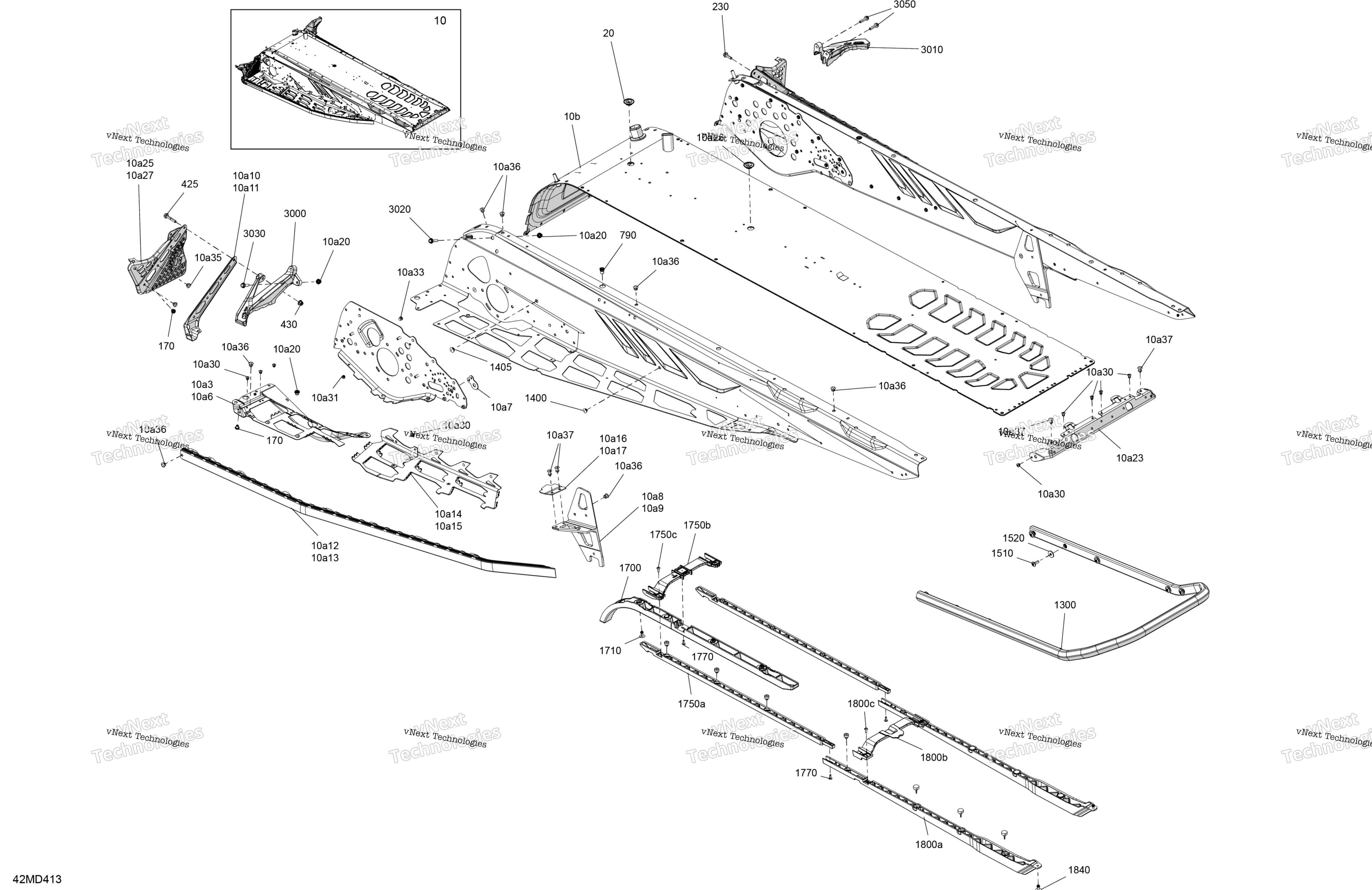 Рама - System - Rear Section