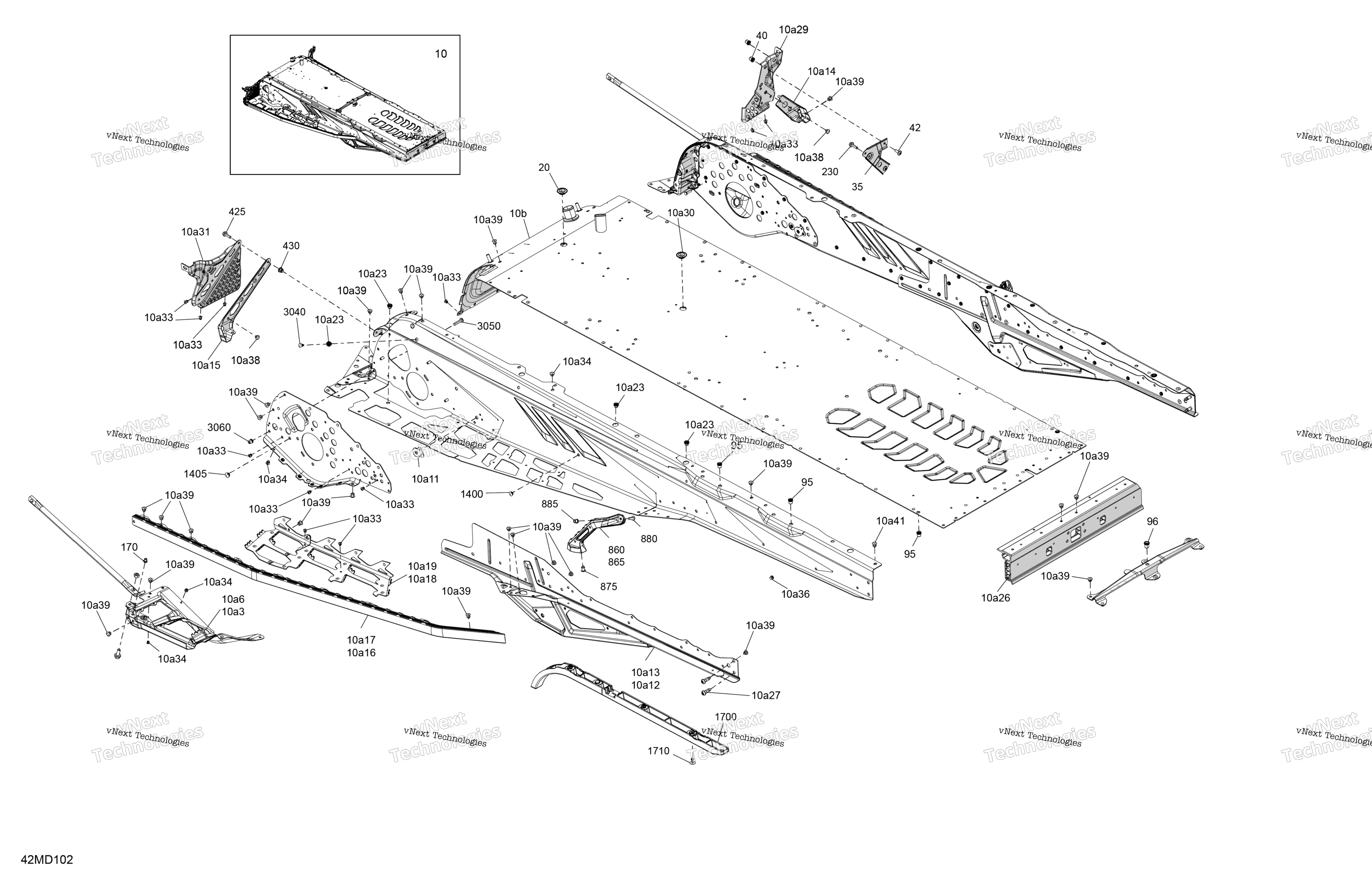 Рама - System - Rear Section
