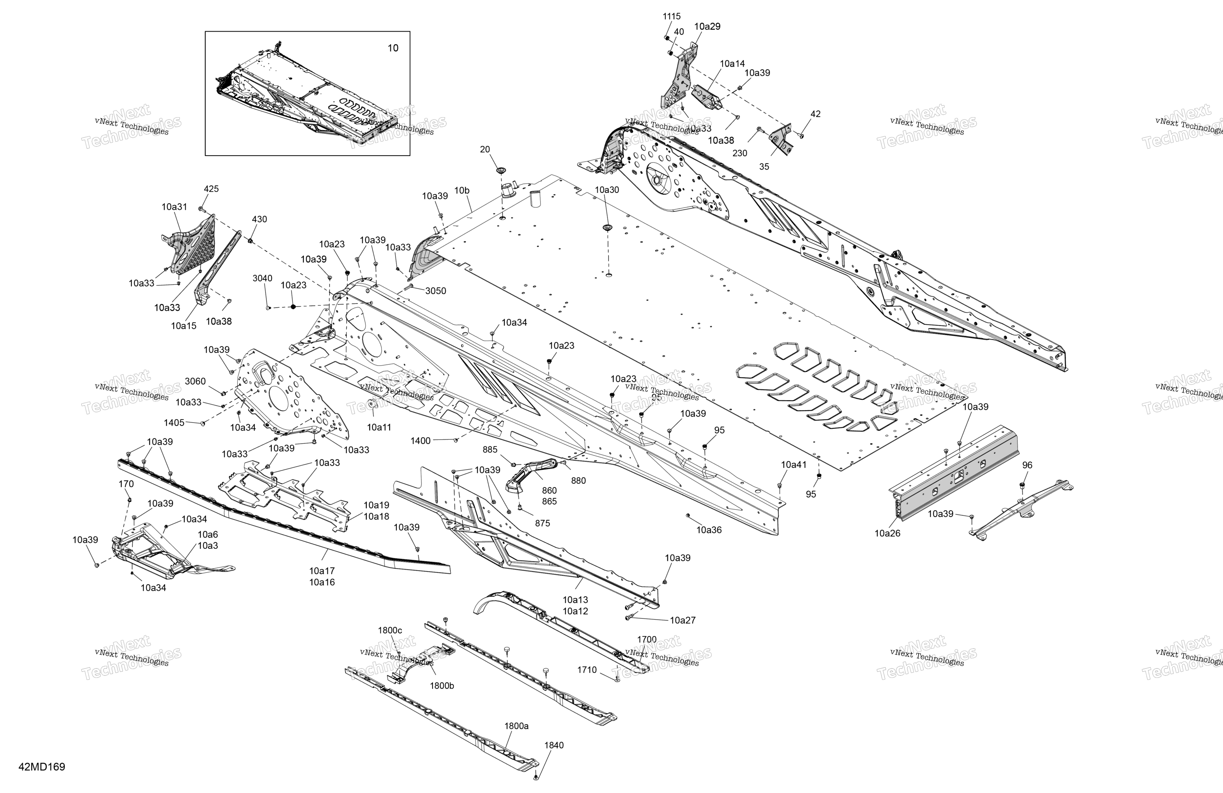 Рама - System - Rear Section