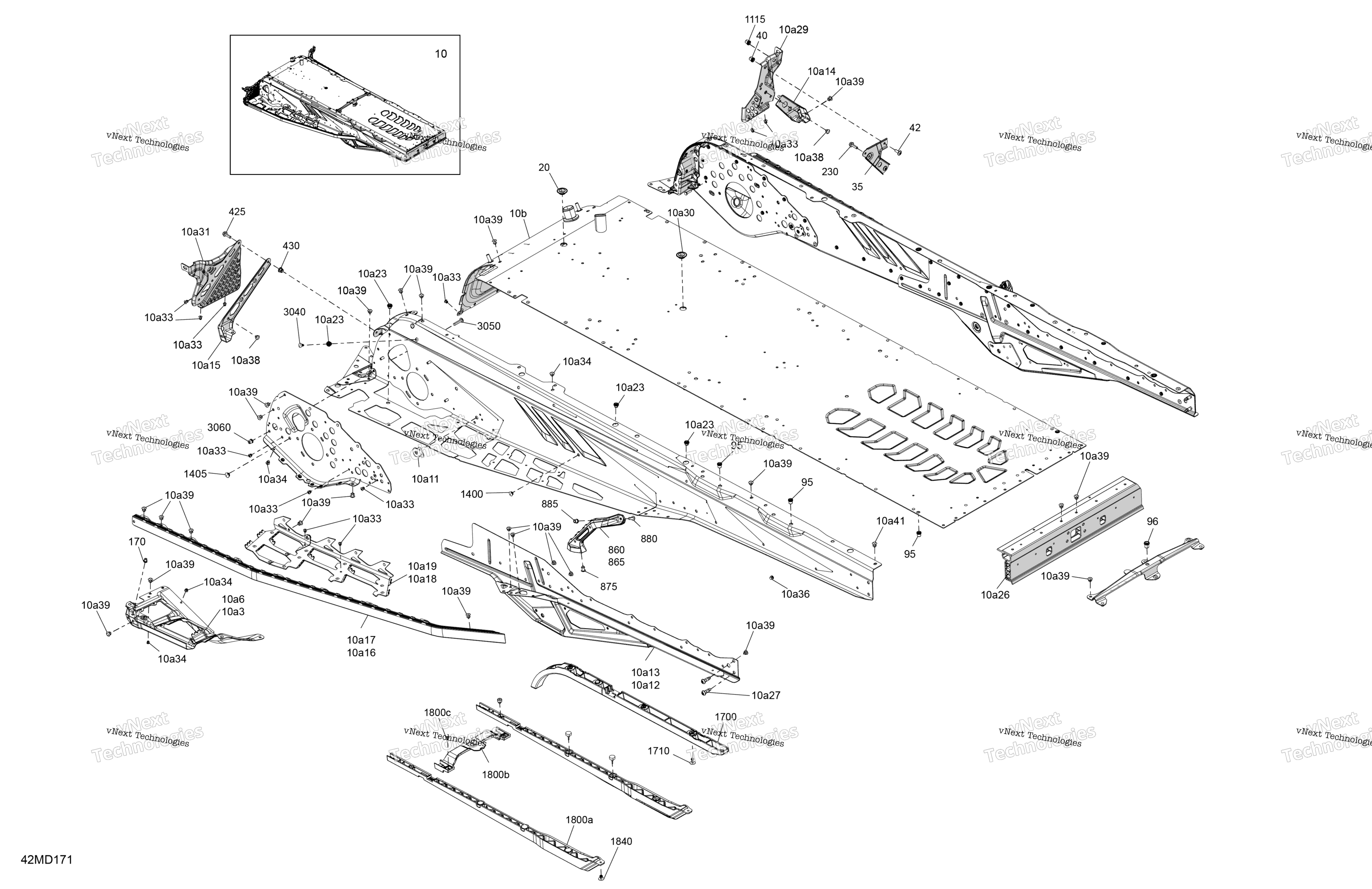 Рама - System - Rear Section