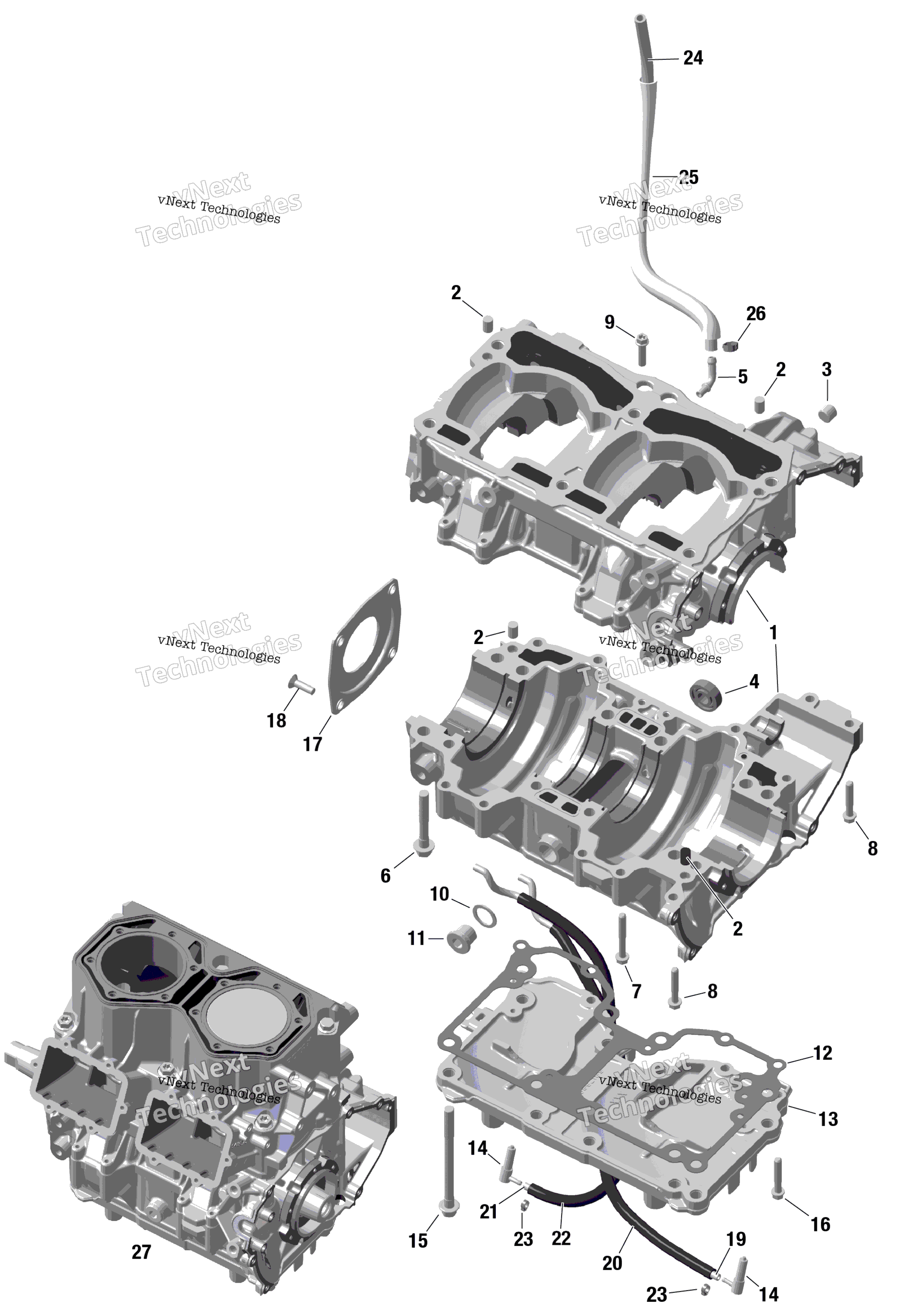 Rotax Crankcase