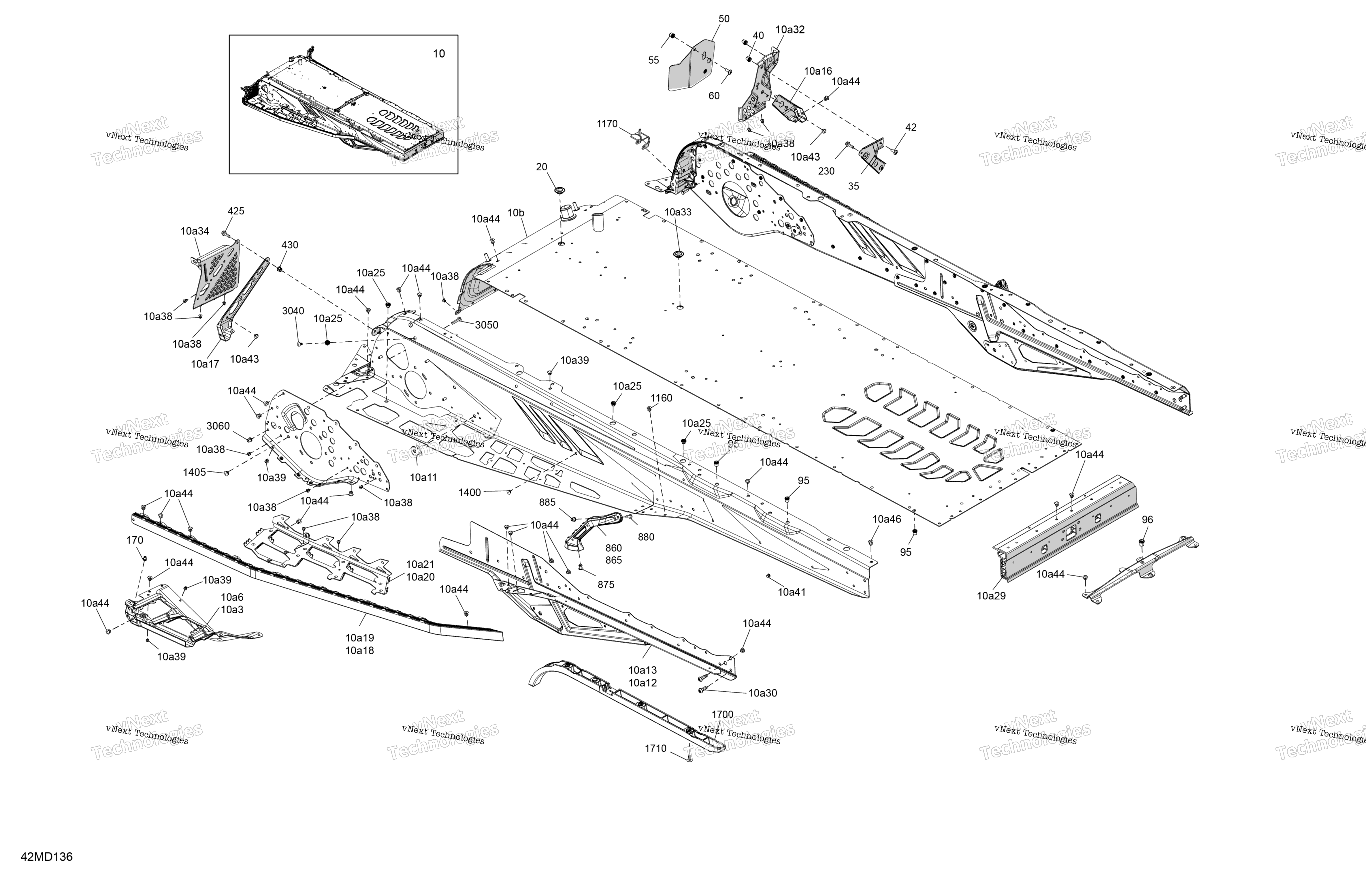 Рама - System - Rear Section