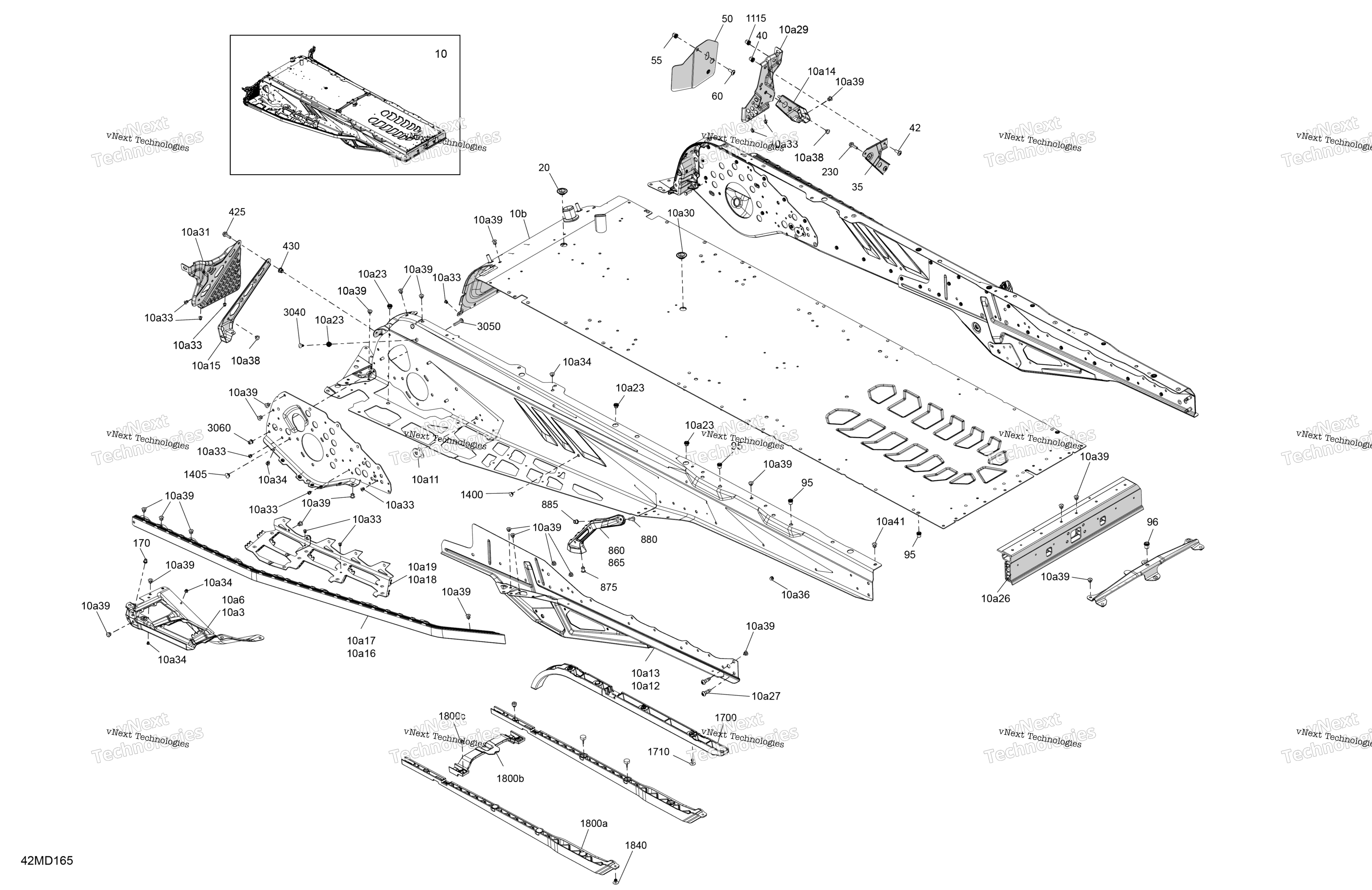 Рама - System - Rear Section