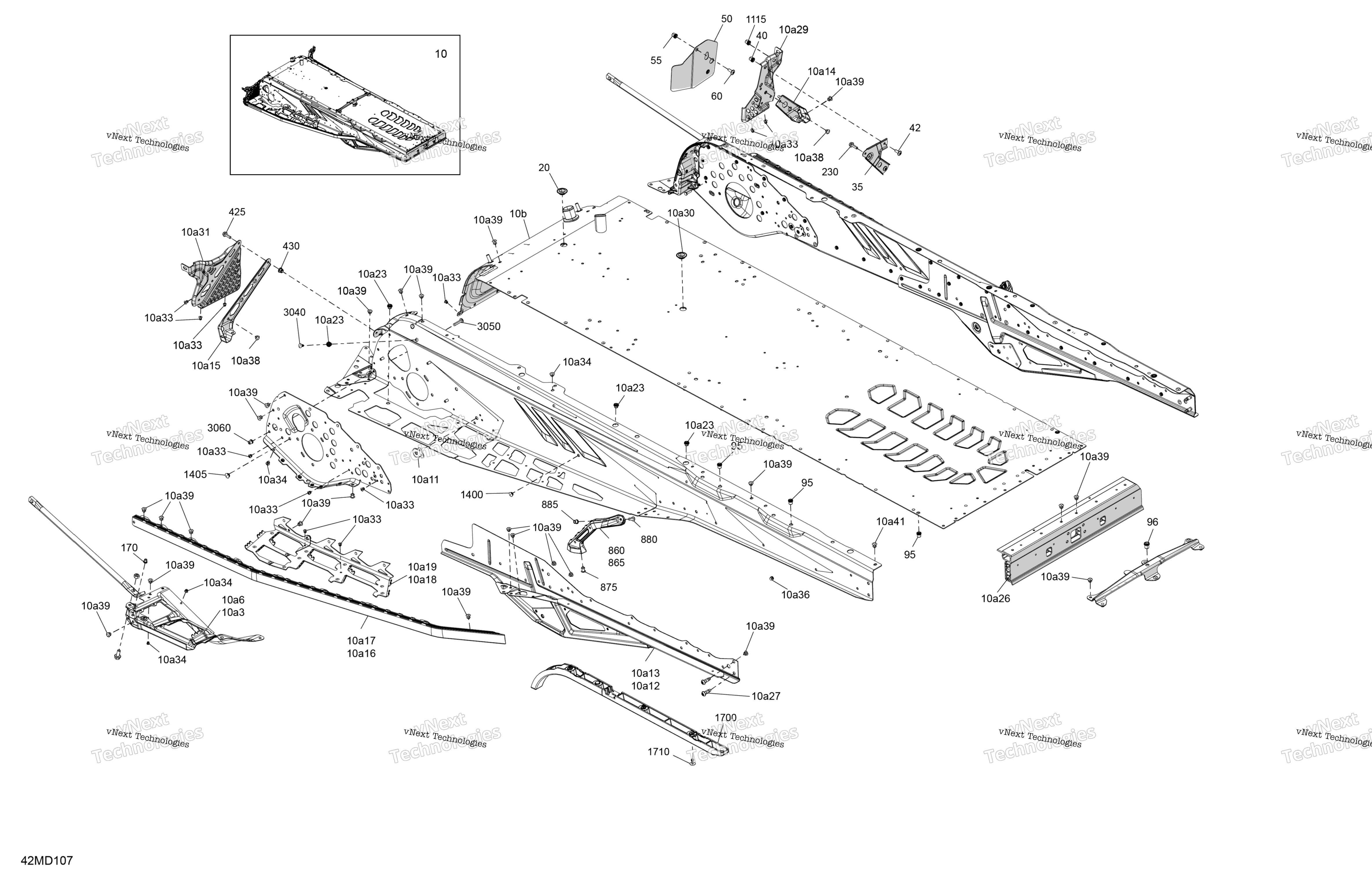 Рама - System - Rear Section