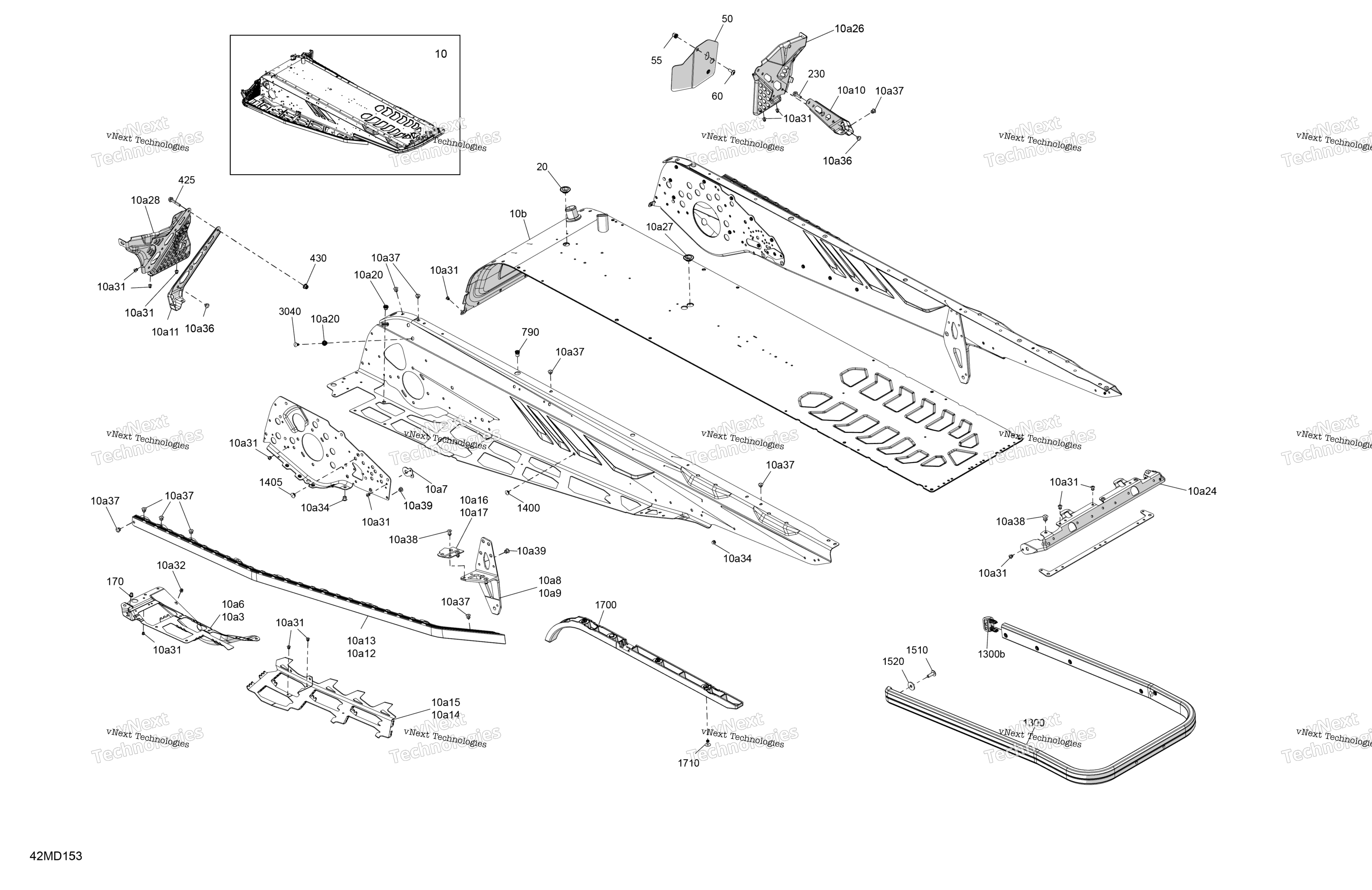 Рама - System - Rear Section