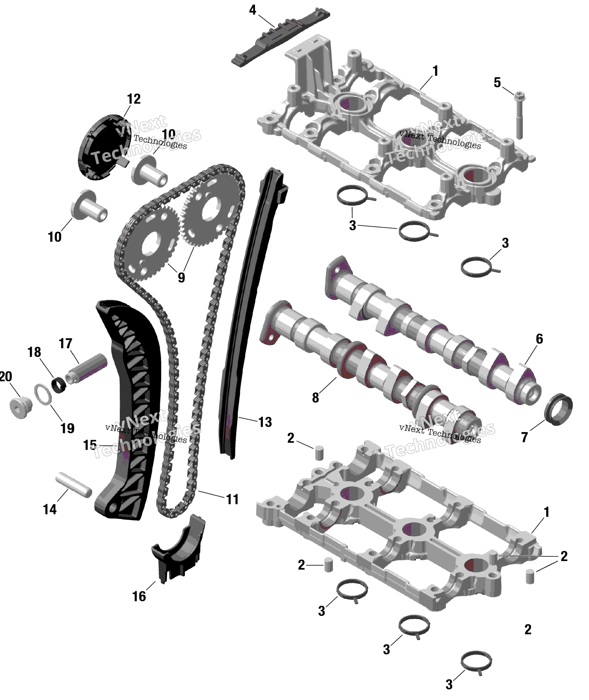 Rotax клапан Train