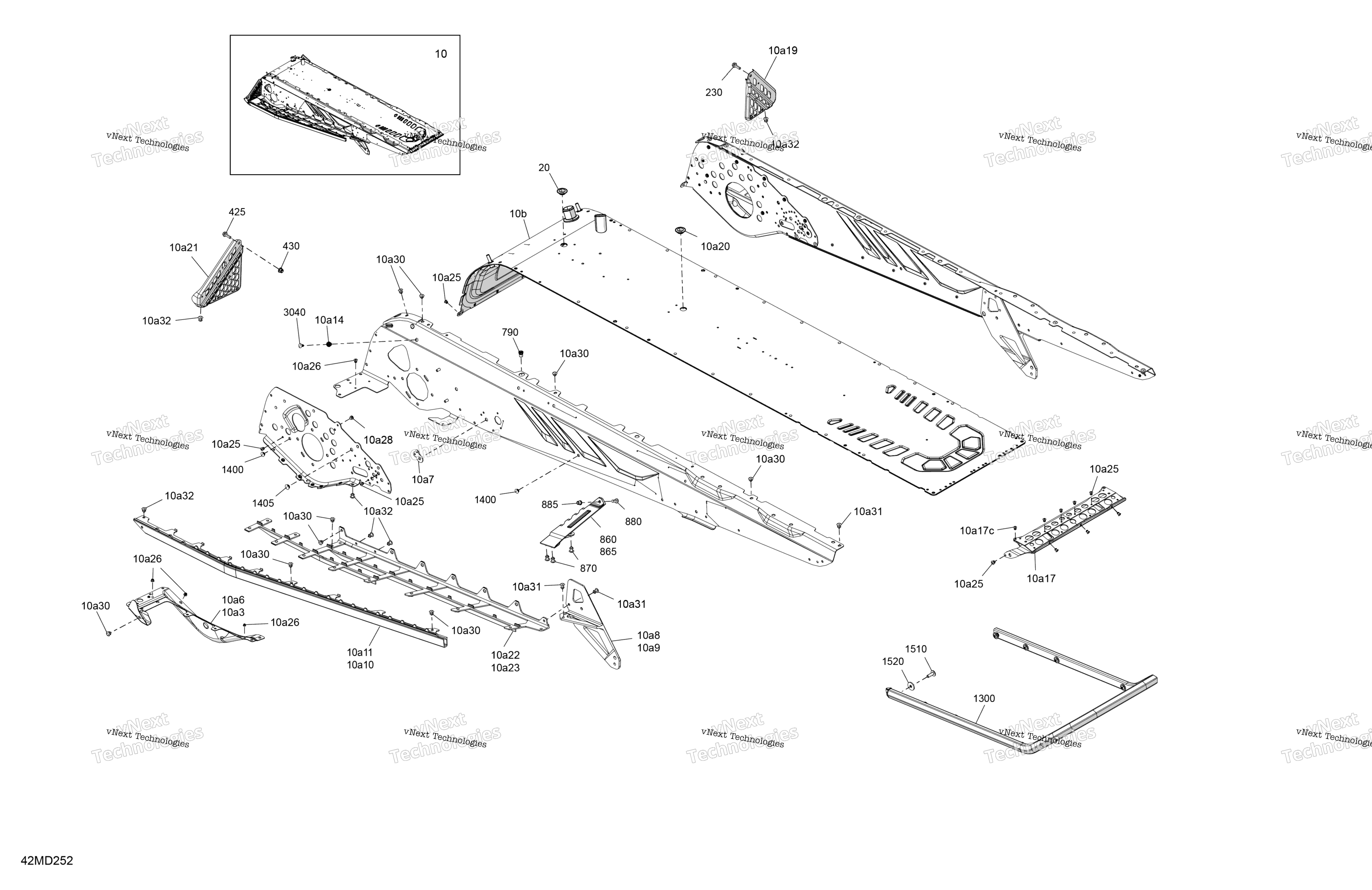 Рама - System - Rear Section