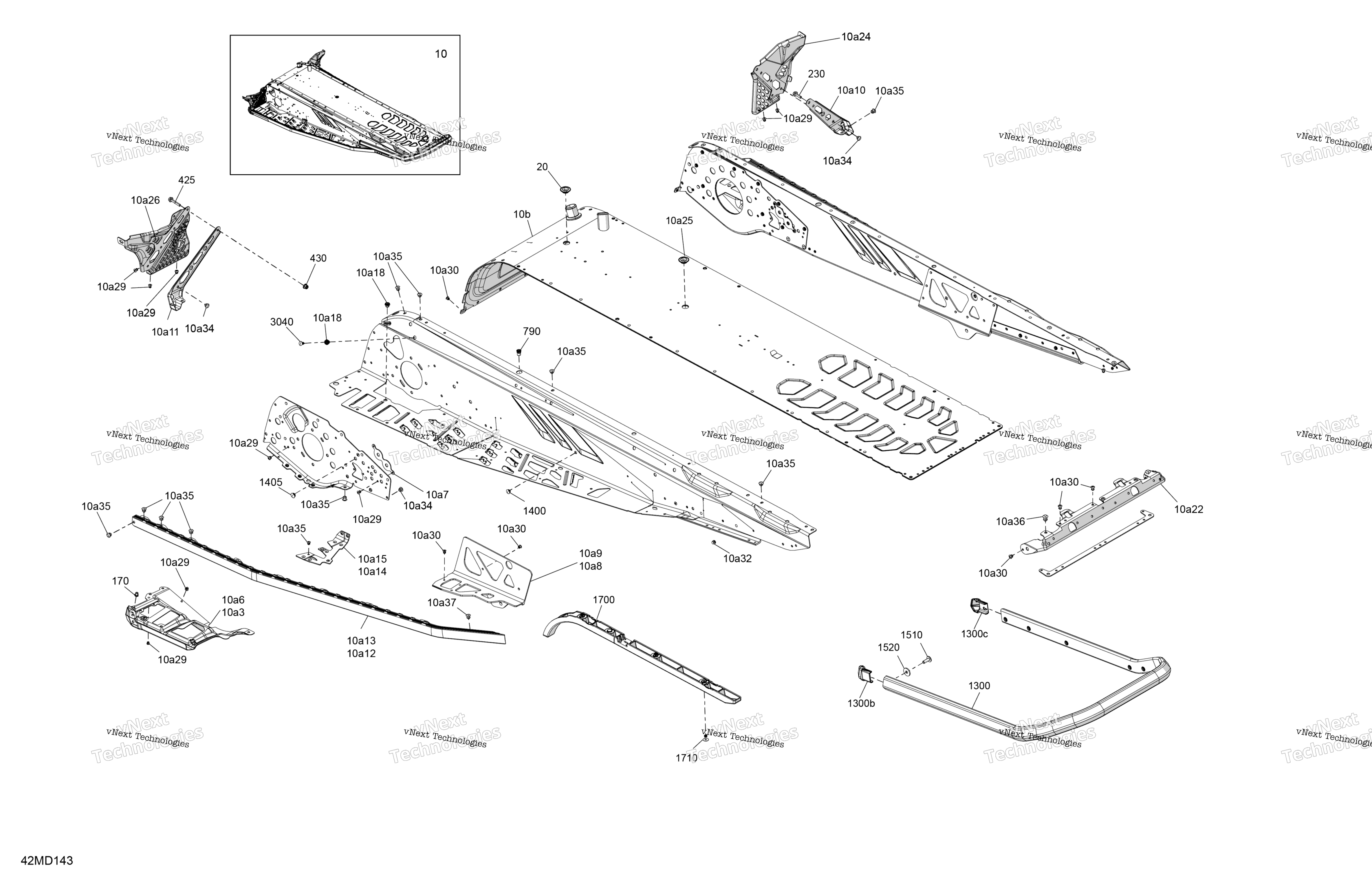 Рама - System - Rear Section
