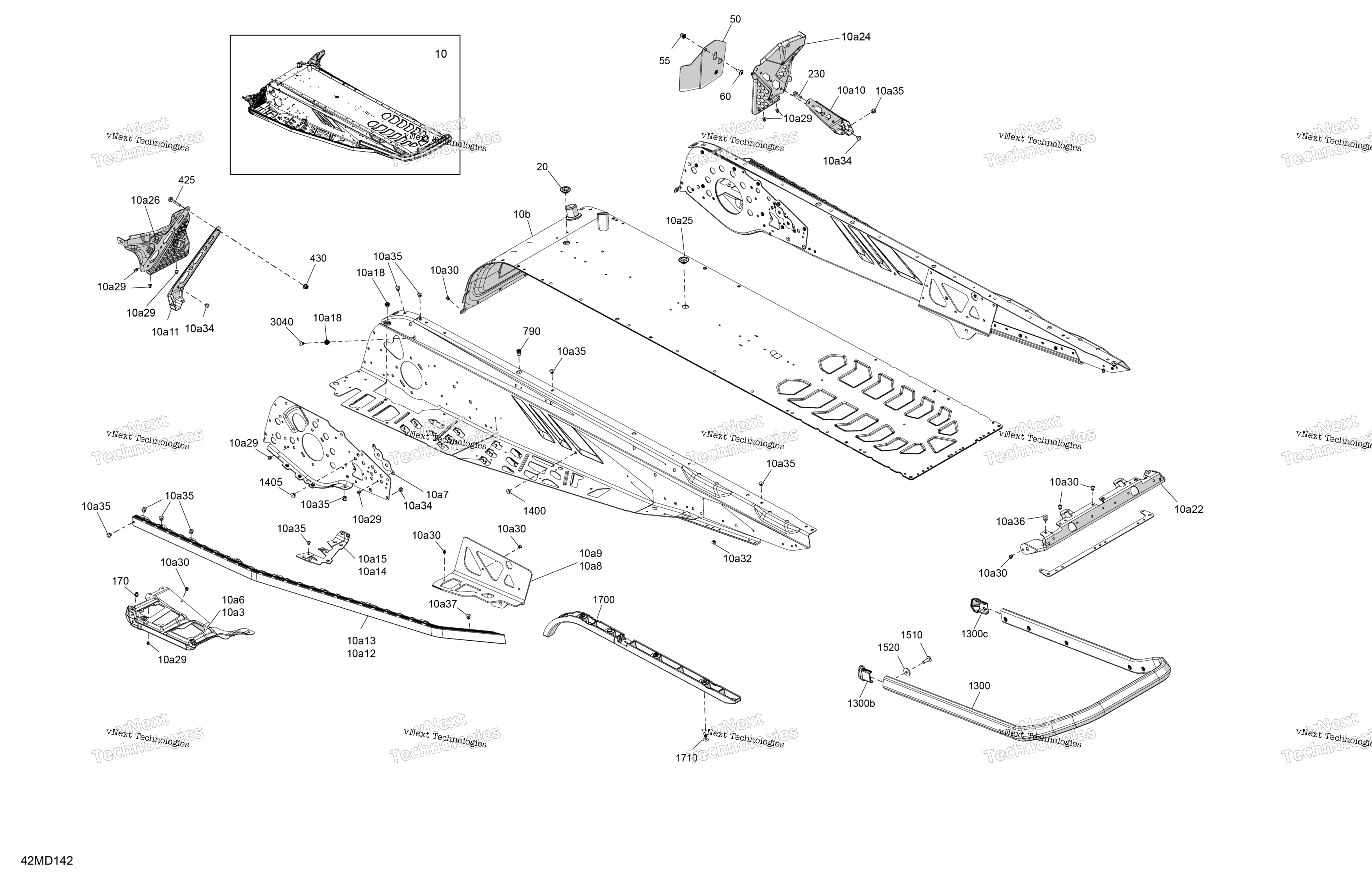 Рама - System - Rear Section