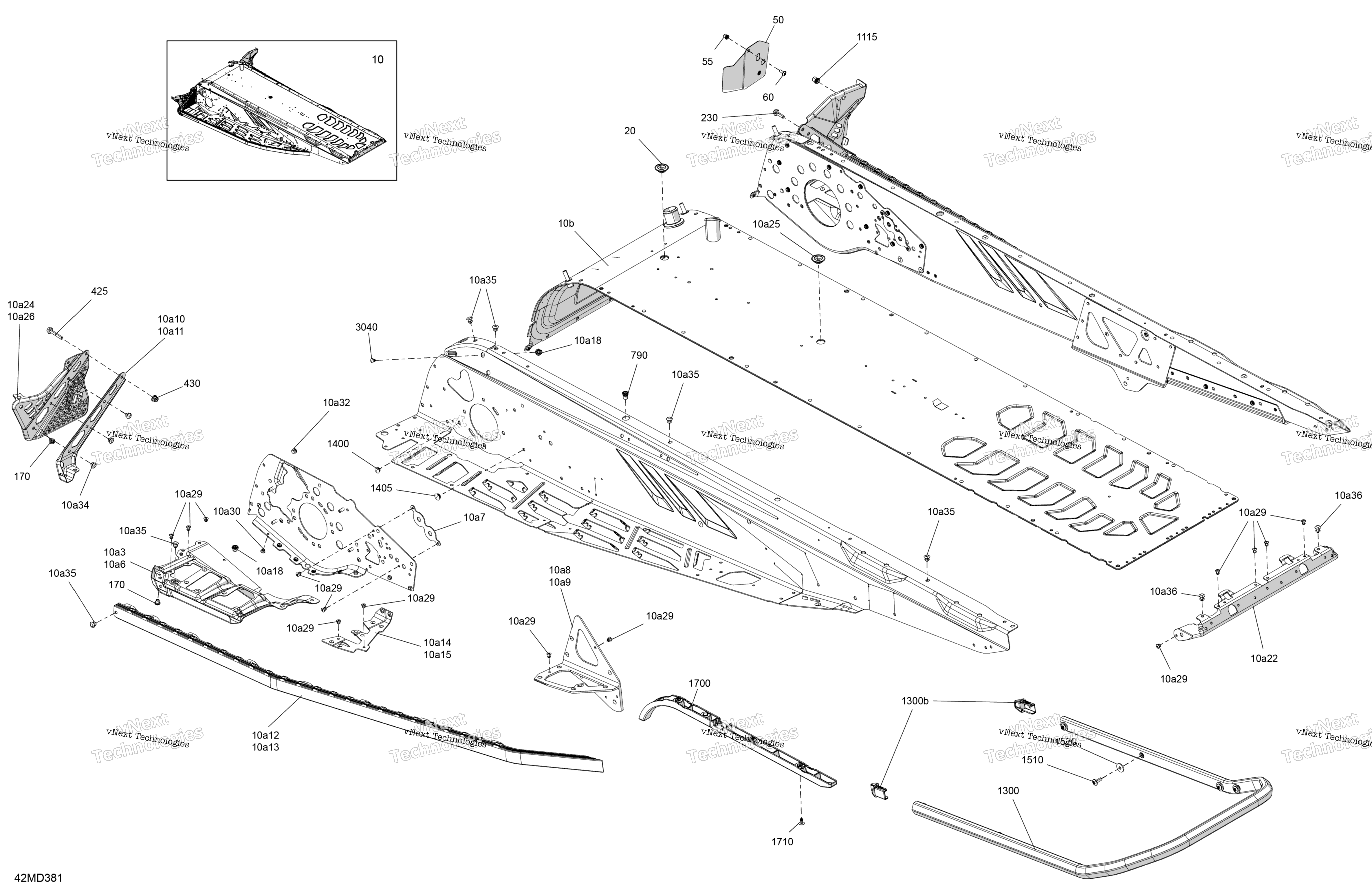 Рама - System - Rear Section