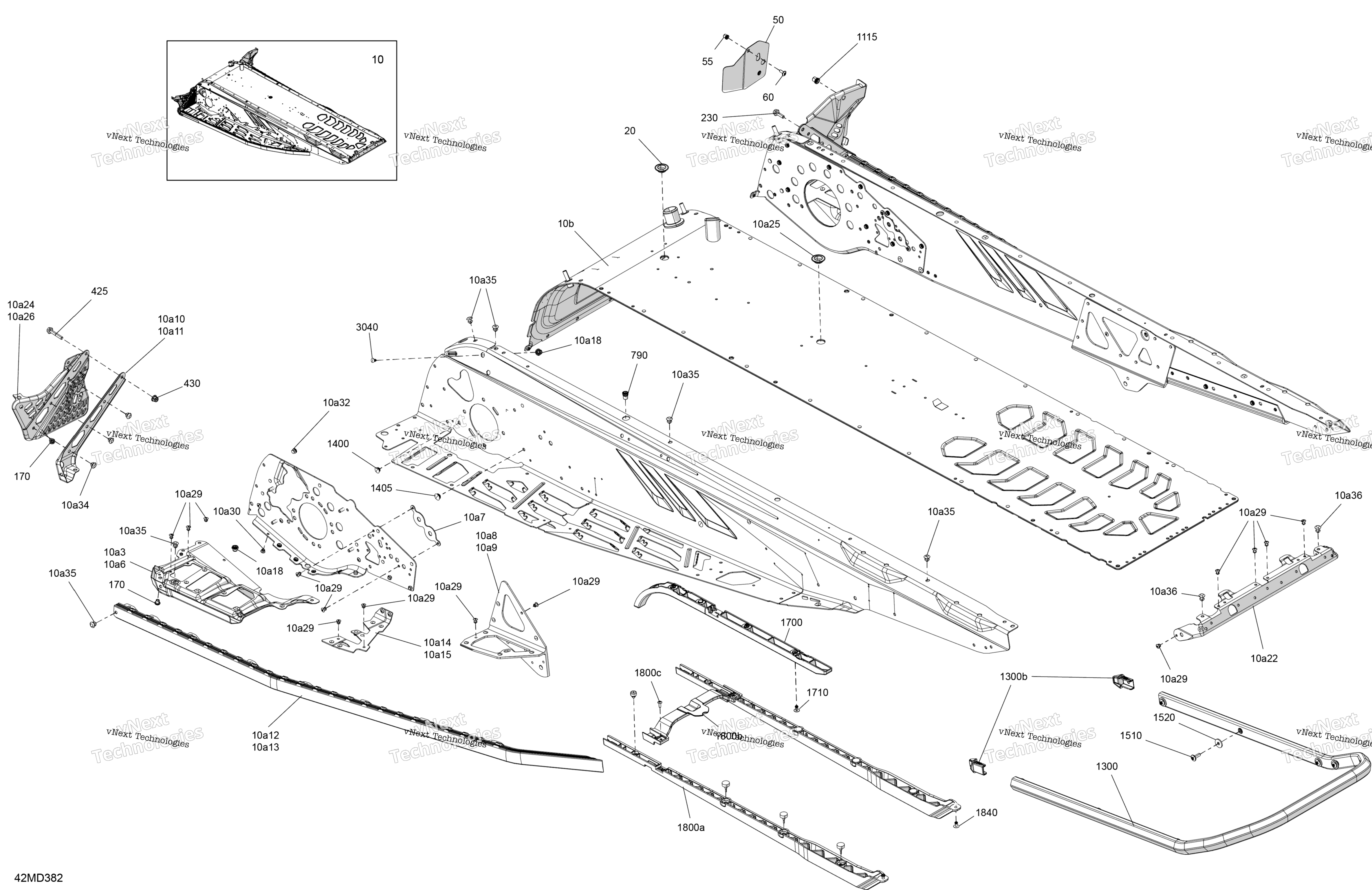 Рама - System - Rear Section