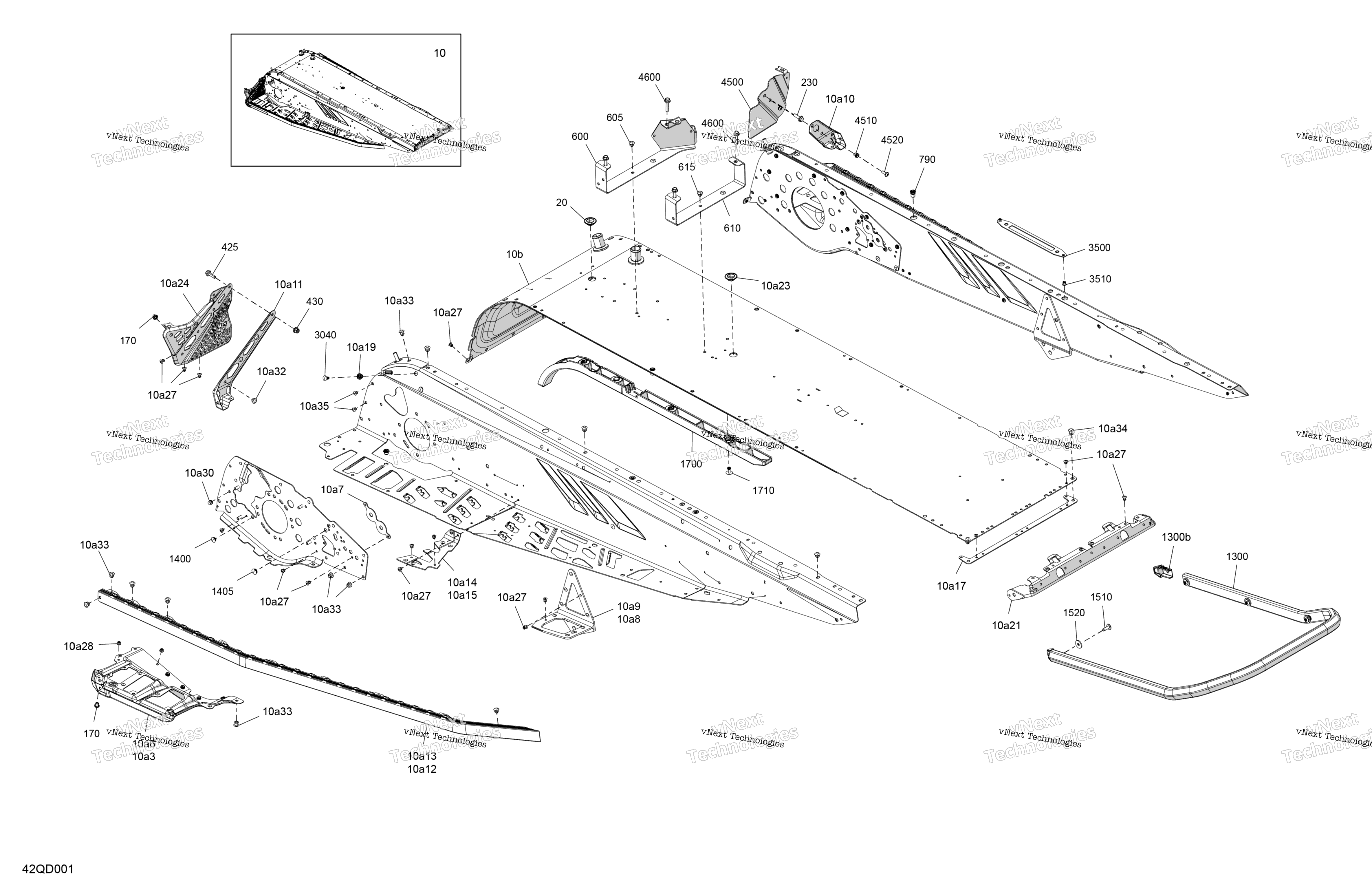 Рама - System - Rear Section
