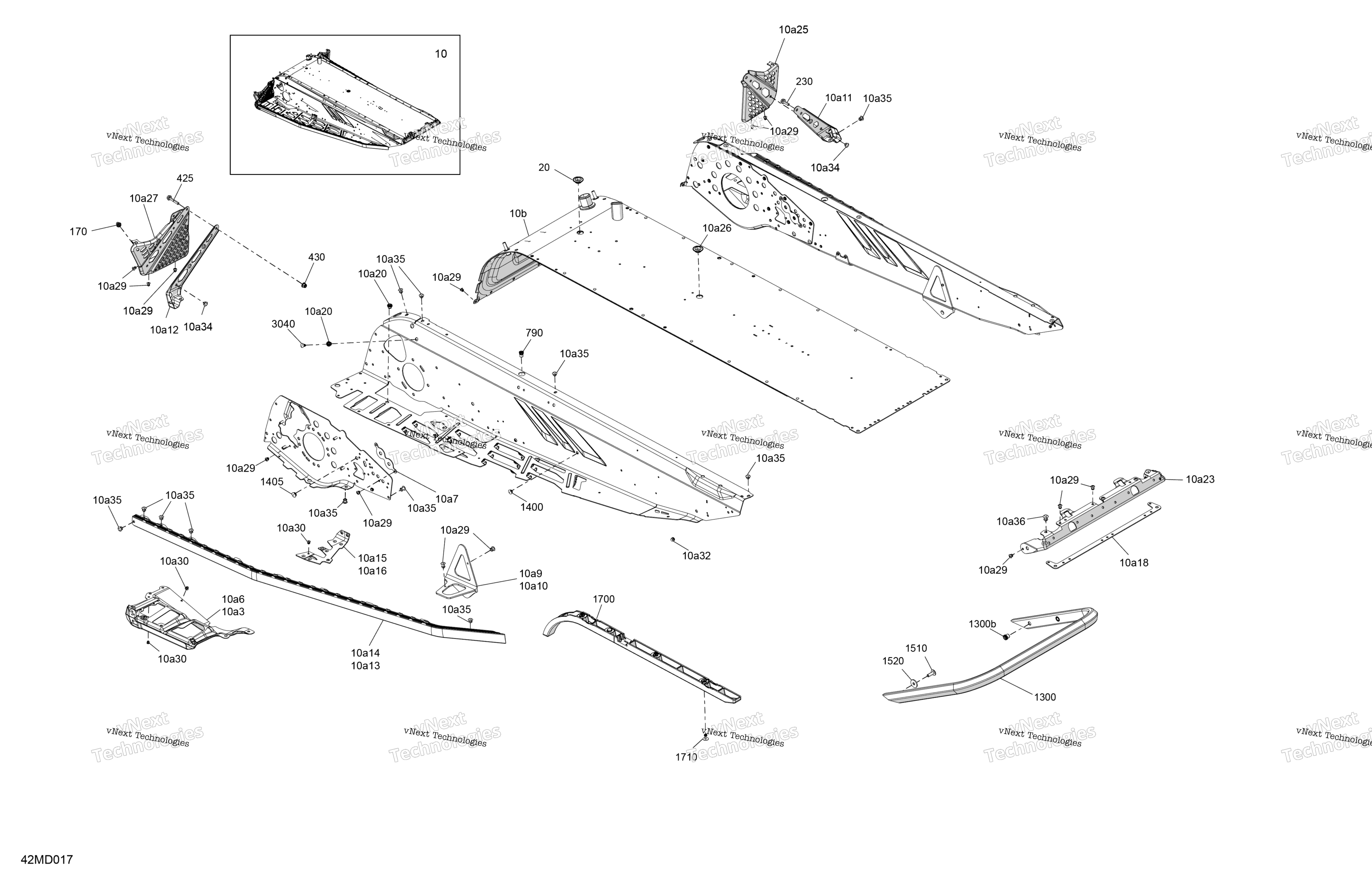 Рама - System - Rear Section