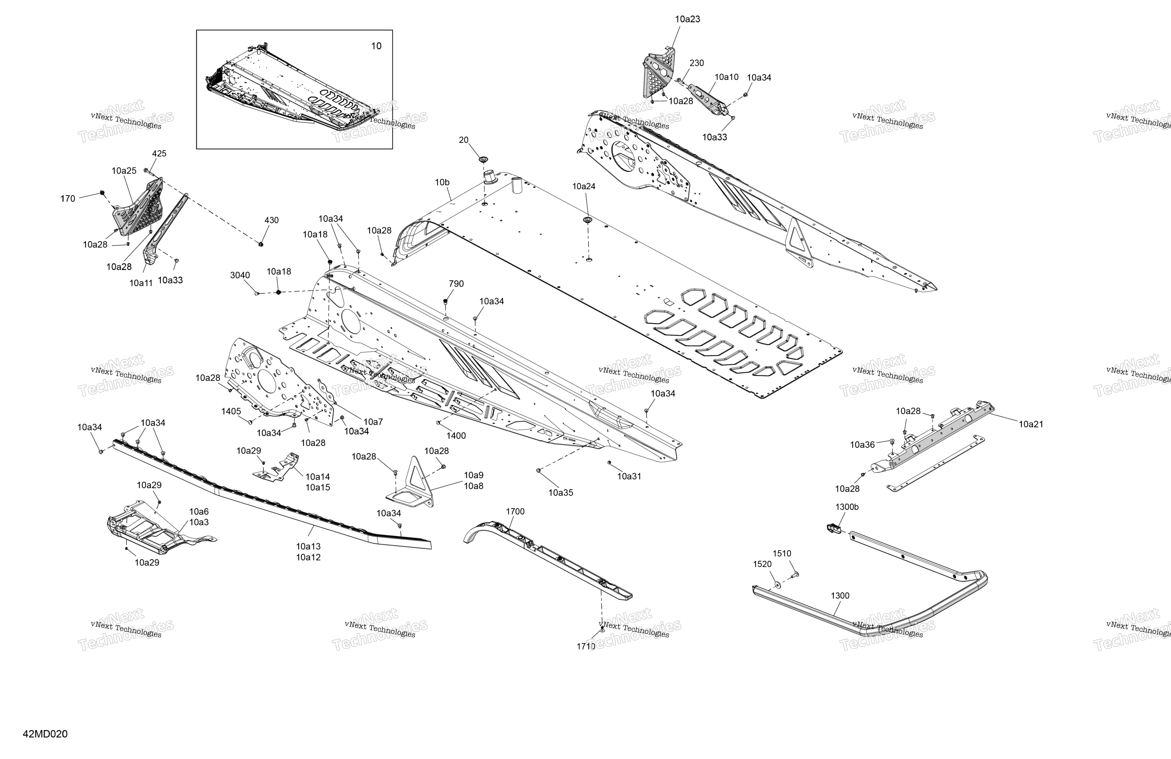 Рама - System - Rear Section